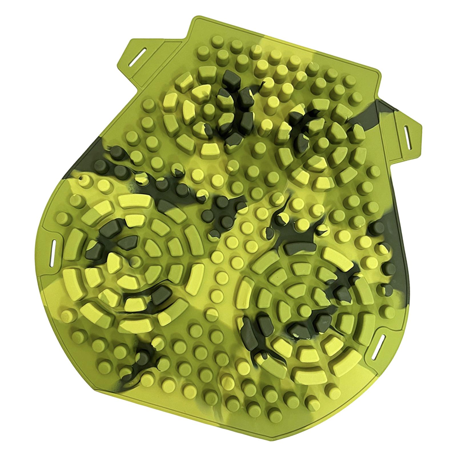Motorbike Motorcycle Seat Pad Cover Silicone Waterproof Shock Absorption Mixed Green