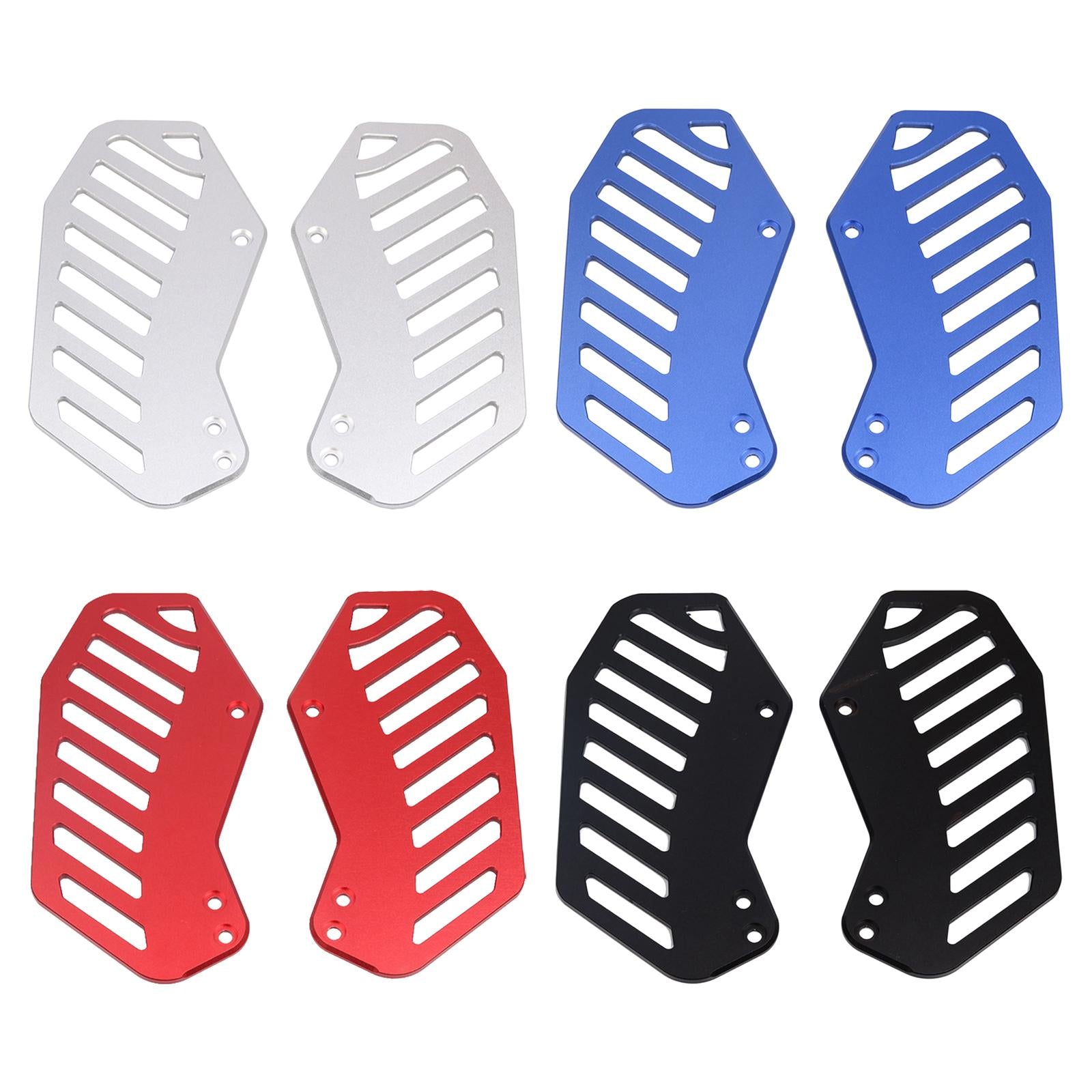 2x Electrocar Front Foot Pedals Pads for Mqis Premium Spare Parts Red