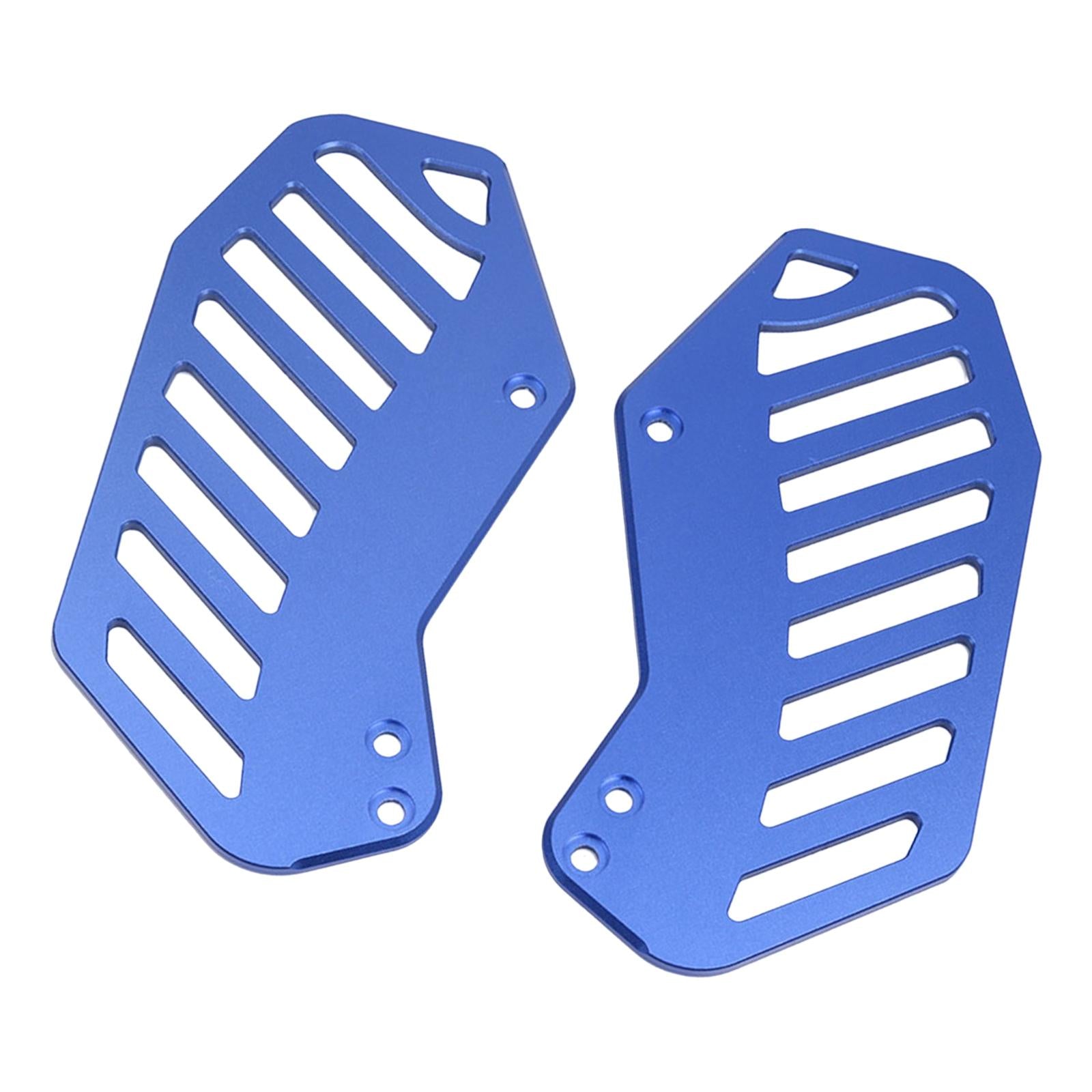 2x Electrocar Front Foot Pedals Pads for Mqis Premium Spare Parts Blue