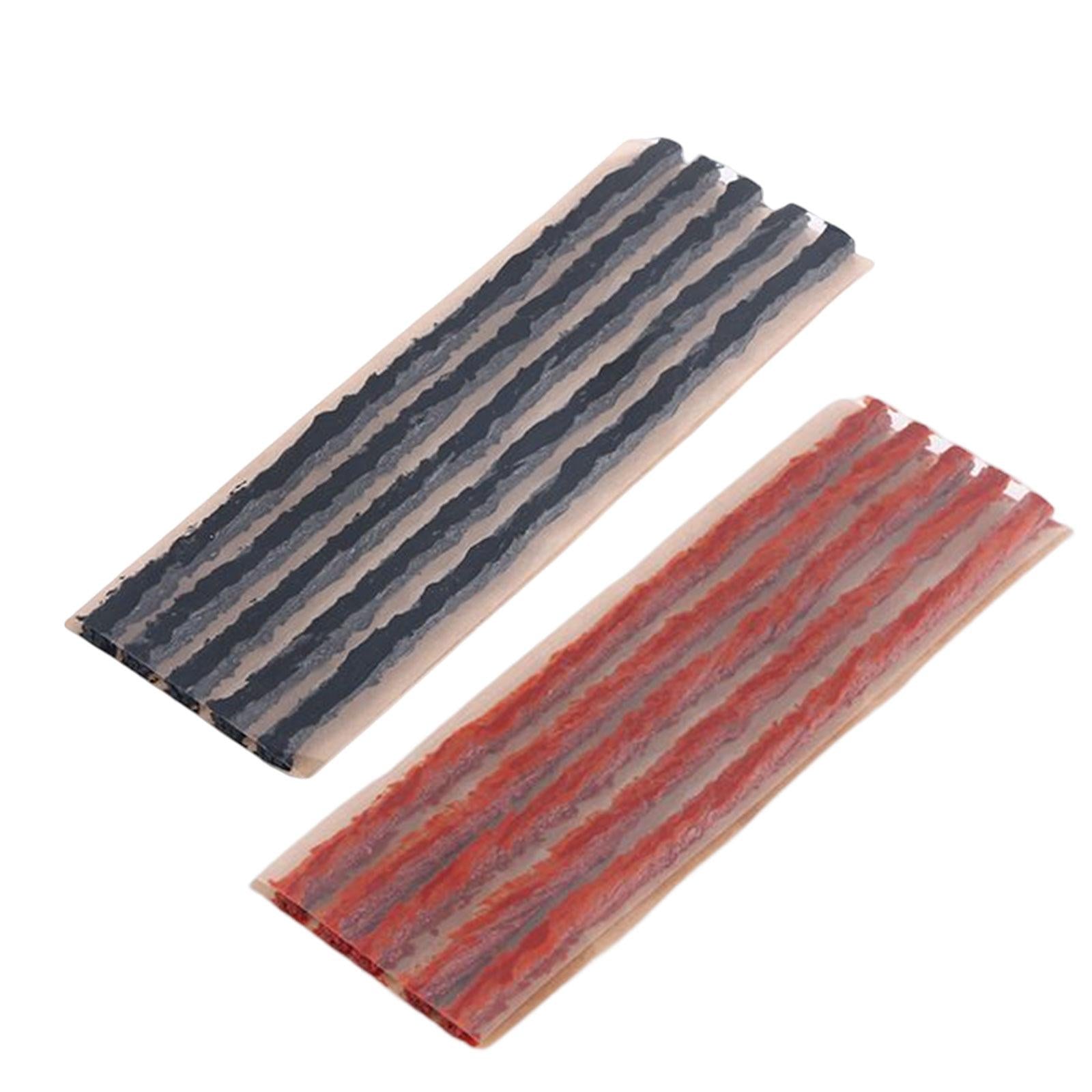 5 Pieces Tire Repair Plug Sealing Tool for Truck Tractor Motorcycle Brown