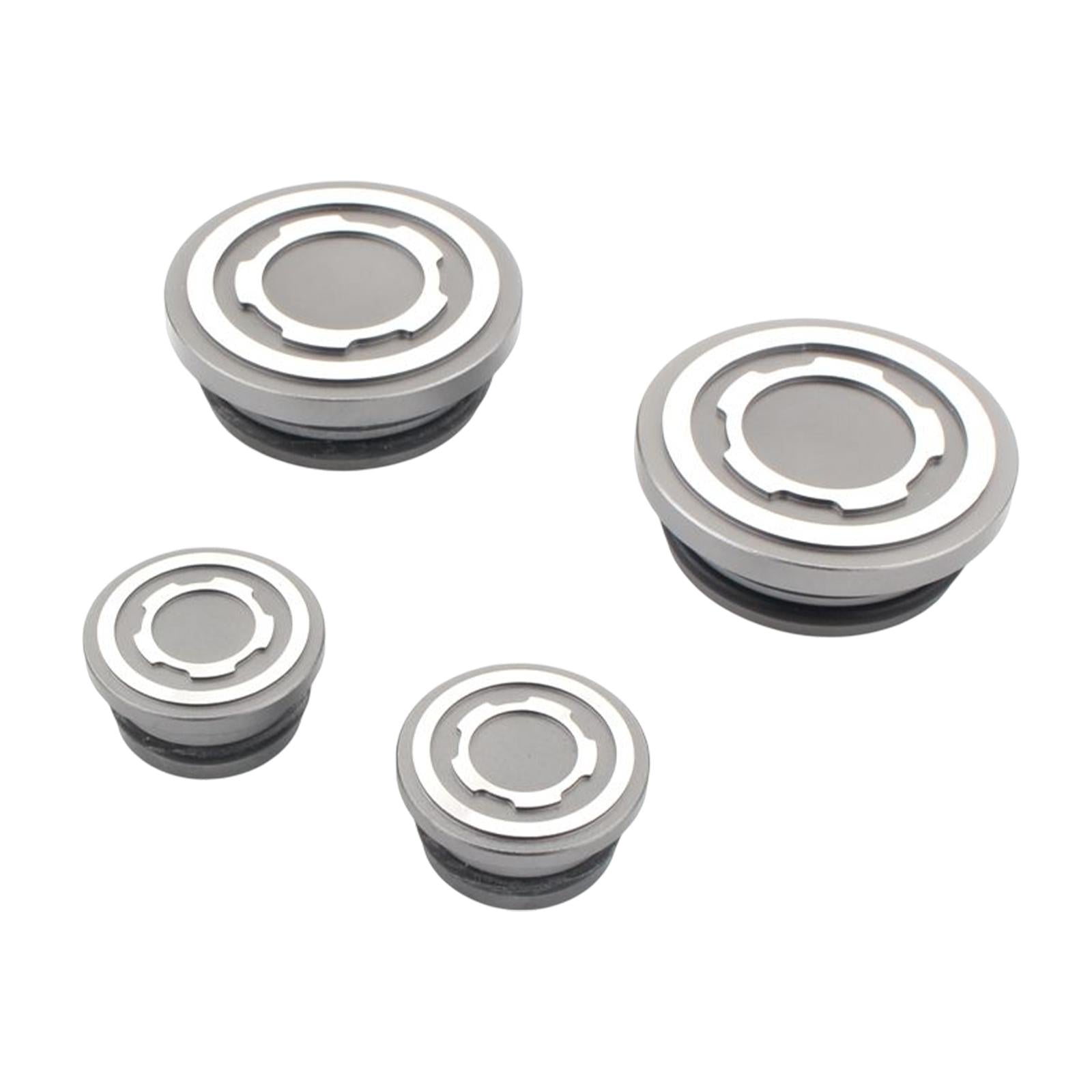 4x Motorbike Frame Hole Cover for Ducati Scrambler 800 1100 Accessories Titanium