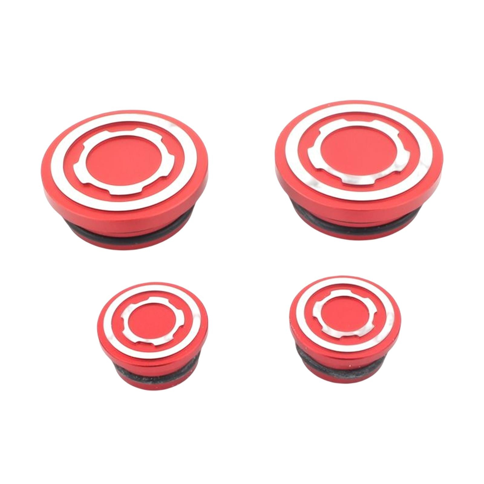 4x Motorbike Frame Hole Cover for Ducati Scrambler 800 1100 Accessories Red
