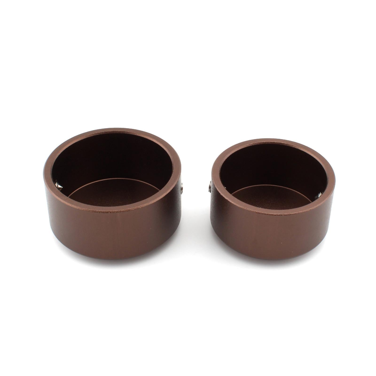 2 Pieces Rear Axle Nut Covers for Harley-Davidson Sportster S Rh1250S Brown