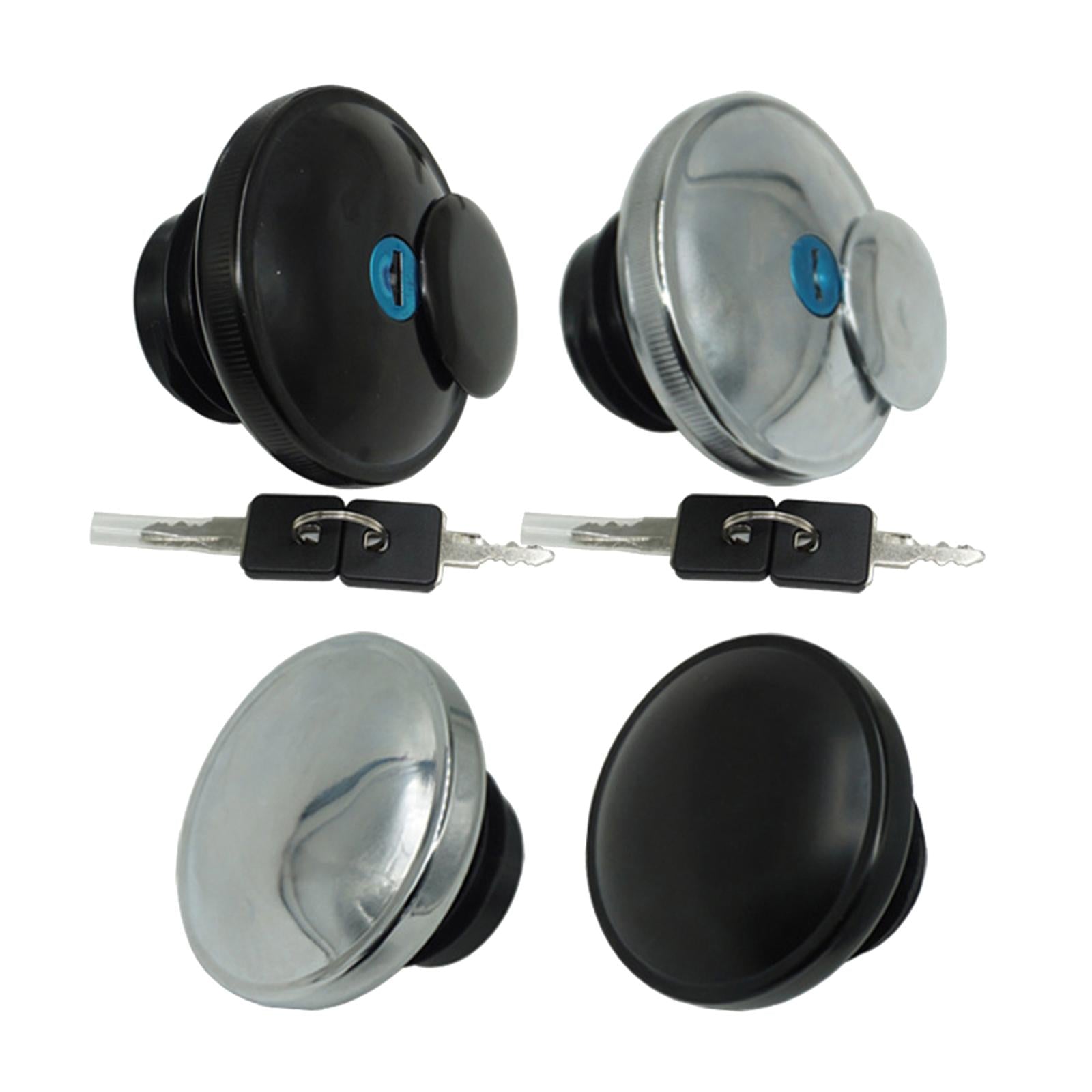 Motorcycle Fuel Oil Caps Lock for Harley 883 Accessory Professional Black Without Keys