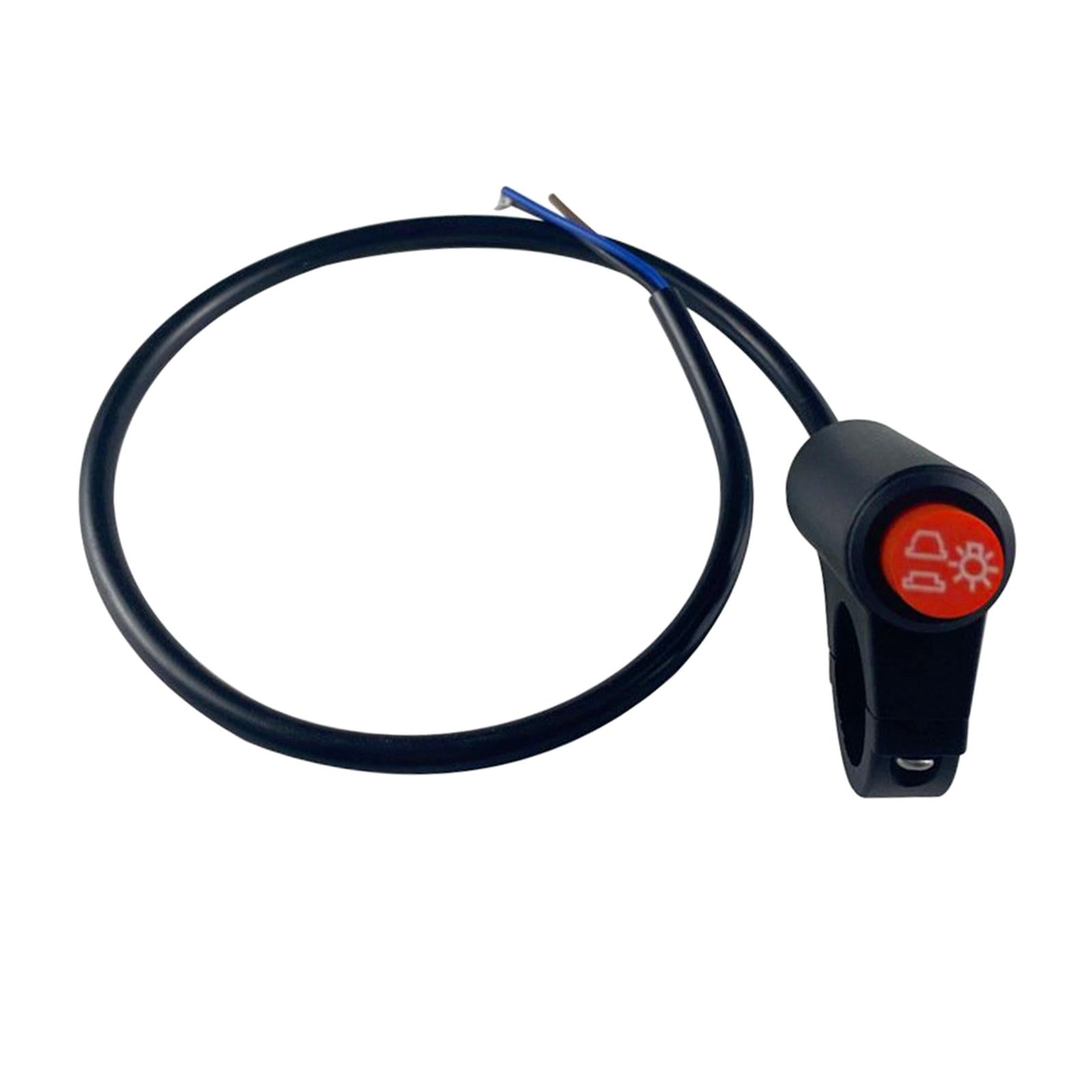 2xMotorcycle Hazard Light Switch Button for Motorbike Modified Parts style C