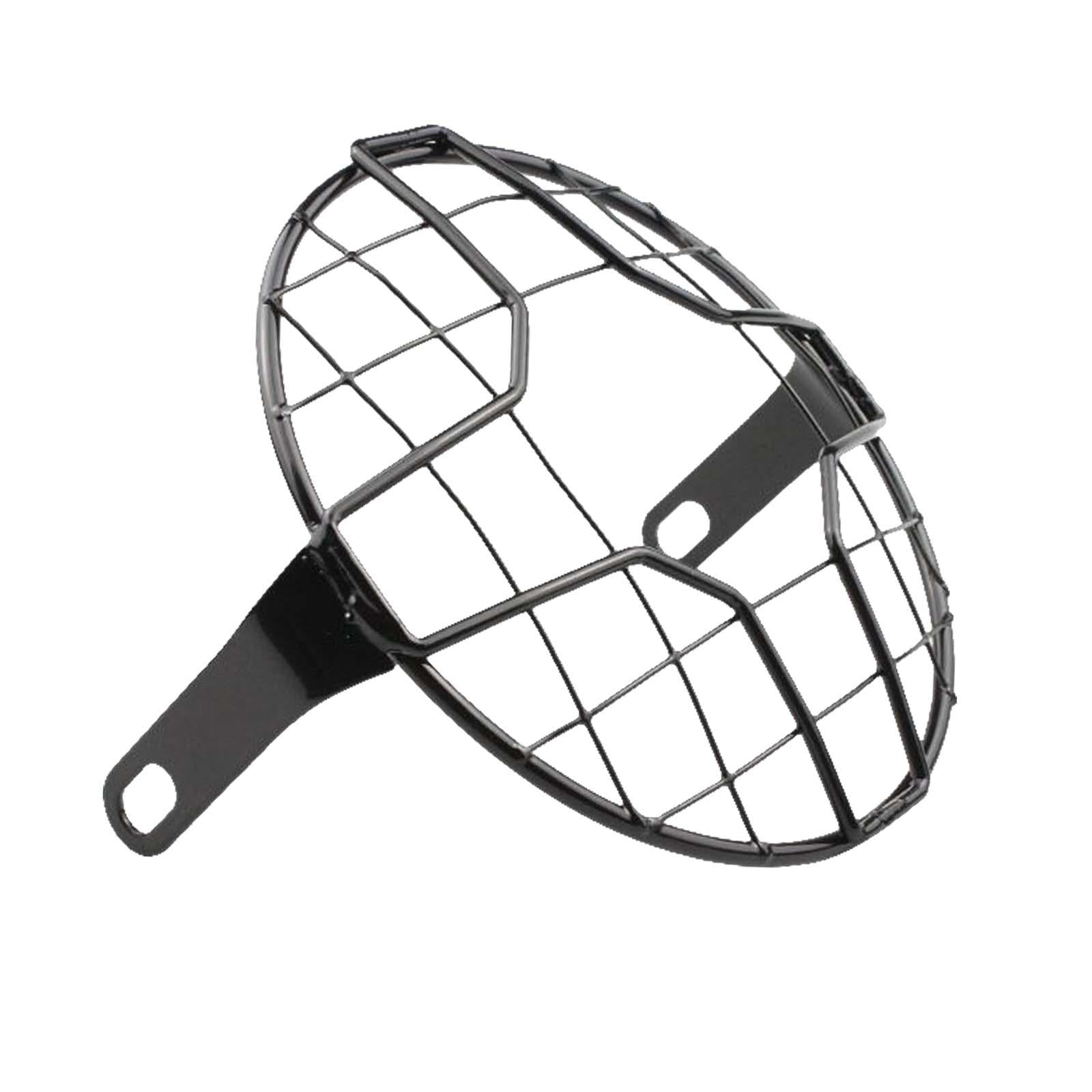 5.75" Motorcycle Headlamp Mesh Grill Guard Protective for Modification New grid