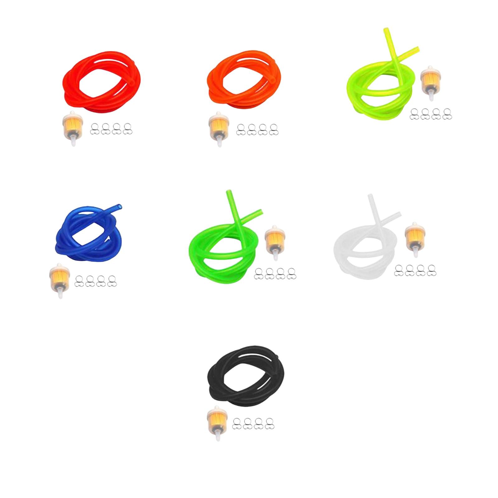 Fuel Switch Valve Hose Line Easy Installation Accessories for Go Karts Red