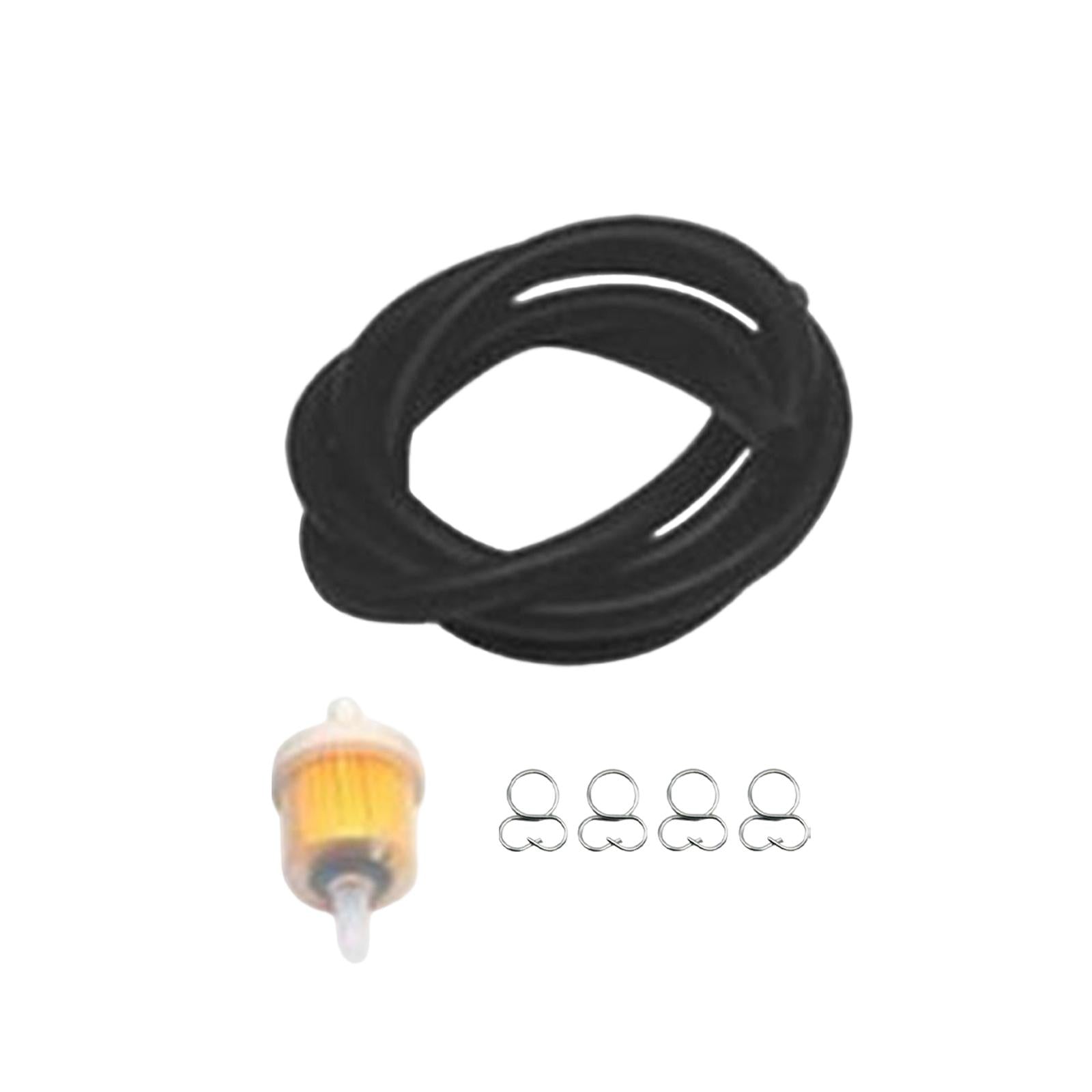 Fuel Switch Valve Hose Line Easy Installation Accessories for Go Karts Black