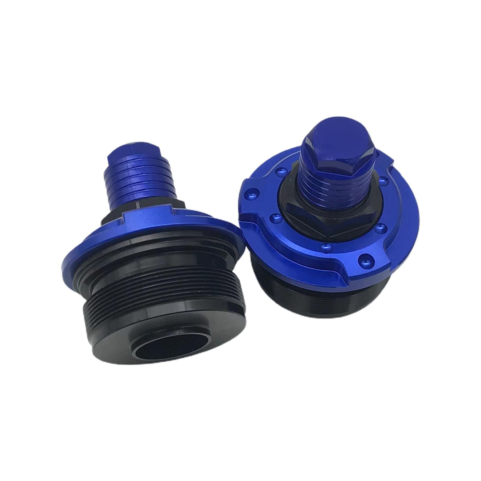 2Pcs Motorcycle Adjuster Bolts for Yamaha R15 V3 Spare Parts Durable Blue