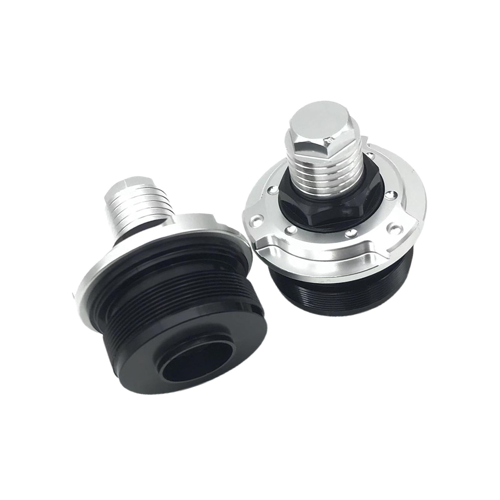 2Pcs Motorcycle Adjuster Bolts for Yamaha R15 V3 Spare Parts Durable Silver