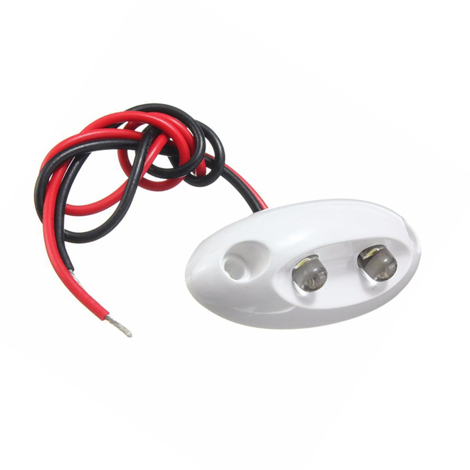 12V LED Courtesy Light Side Light Durable for Trailer Car Deck Fittings