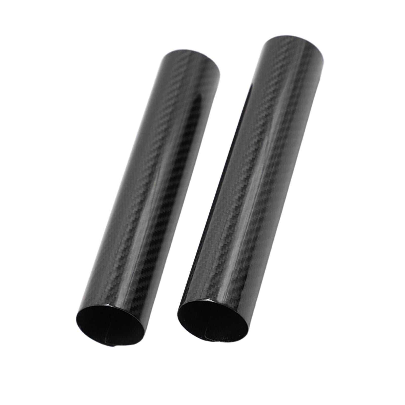 2 Pieces Motorcycle Front Fork Cover Boots Sleeve for Motorbike 25cm