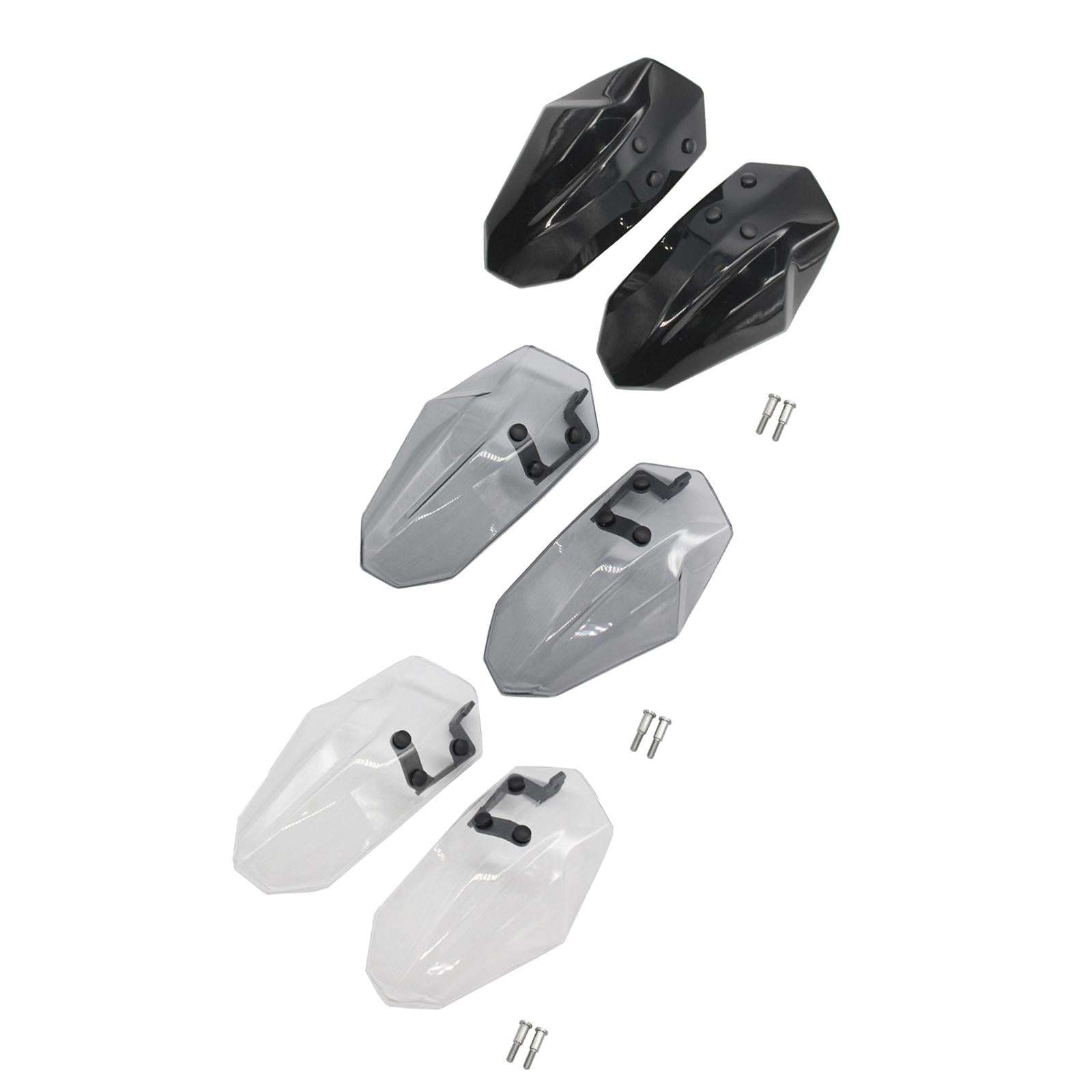 Motorbike Hand Guard Wind Deflector Durable Premium for Yamaha T-Max Black