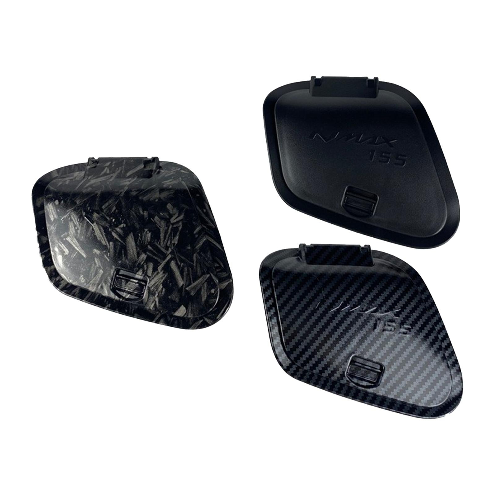 Motorcycle Side Pocket Cover Lid Durable for Yamaha Nmax 2022 Assembly Black Stripe