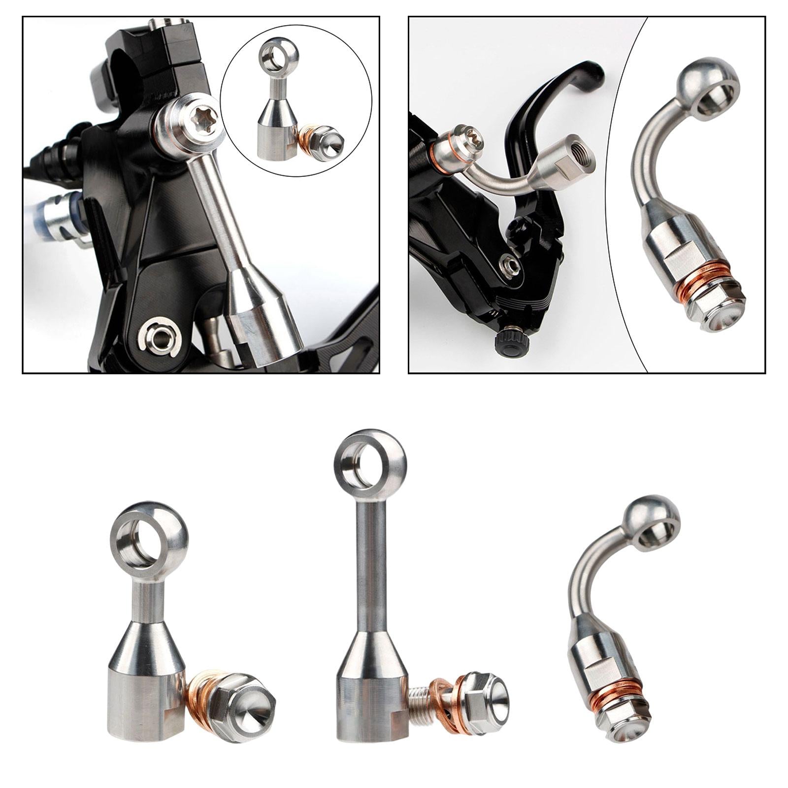 Brake Hose Extension Head Brake Caliper for Riding Motorcycle Motocross 50mm