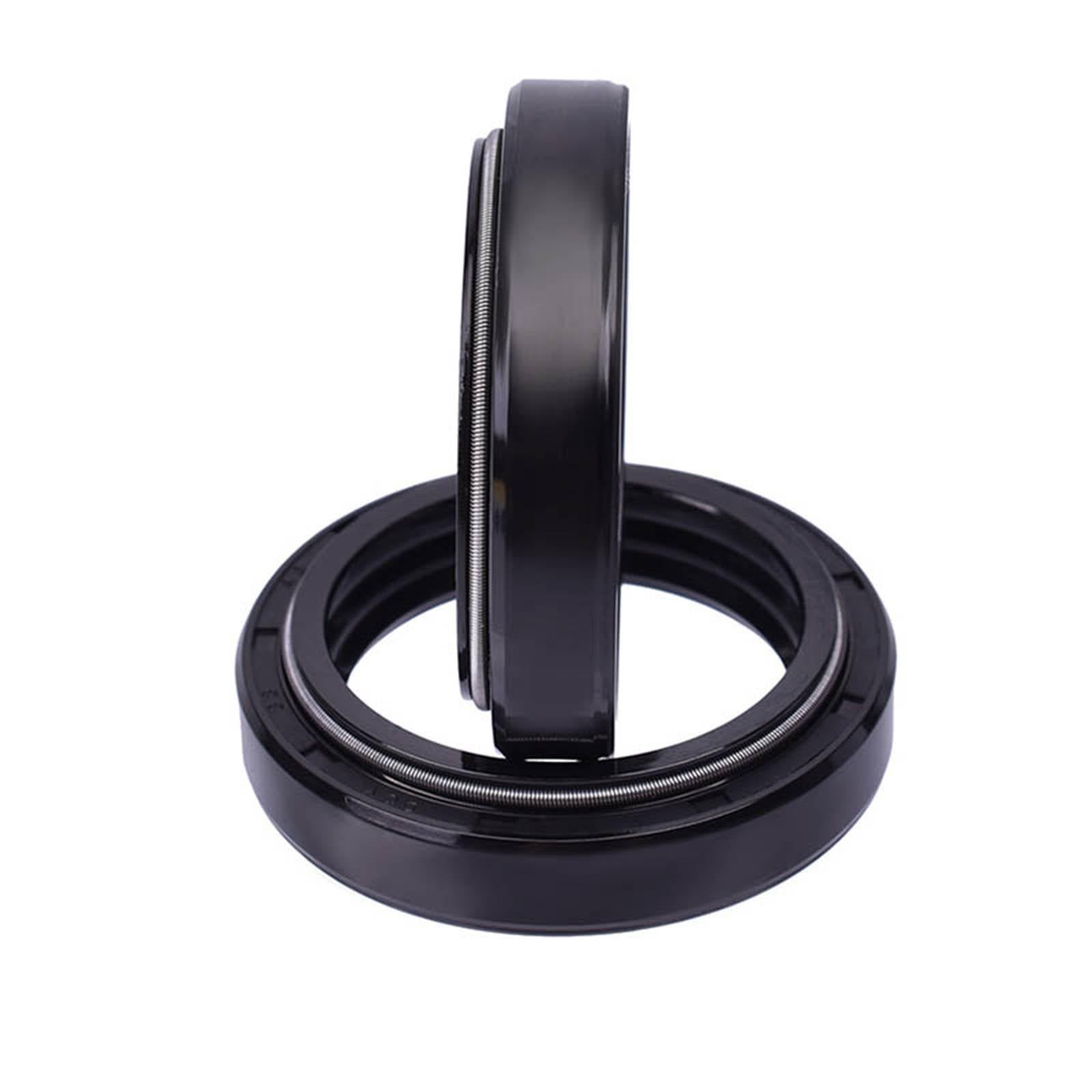 4 Pieces Motorcycle Front Fork Damper Oil Seal and Dust Seal for Yamaha