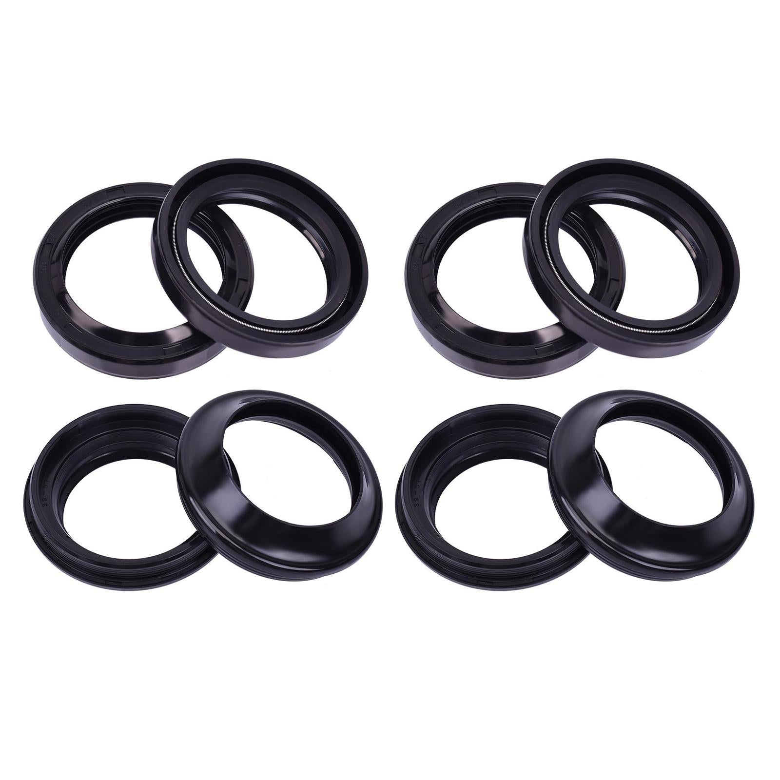3xFork Oil Seal and Dust Seal Kit Oil Resistance for Honda VT600CD Vlx400