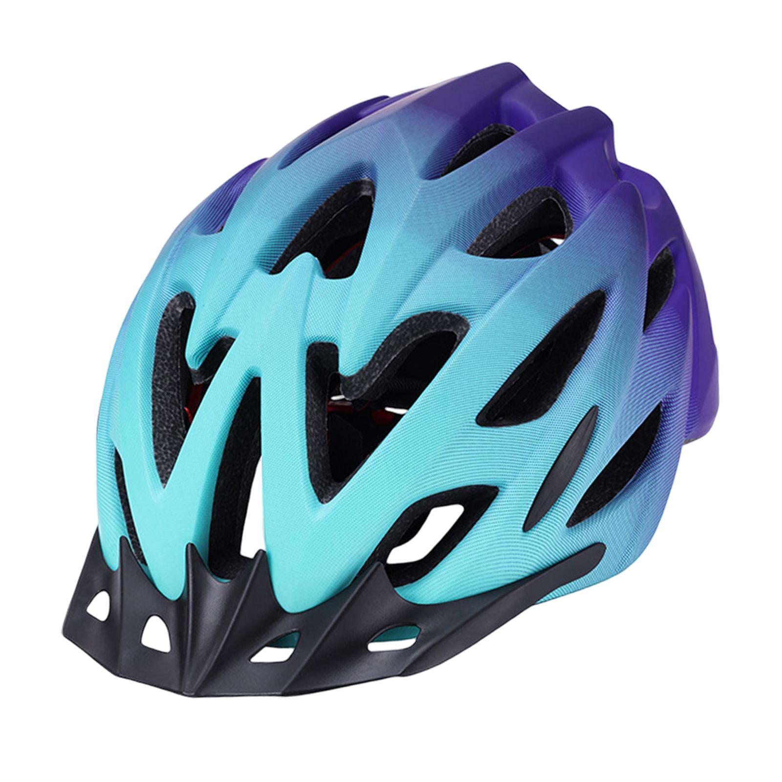 Cycling Bike Helmet Adjustable Size Shockproof 18 Vents Mountain Bike Helmet Blue