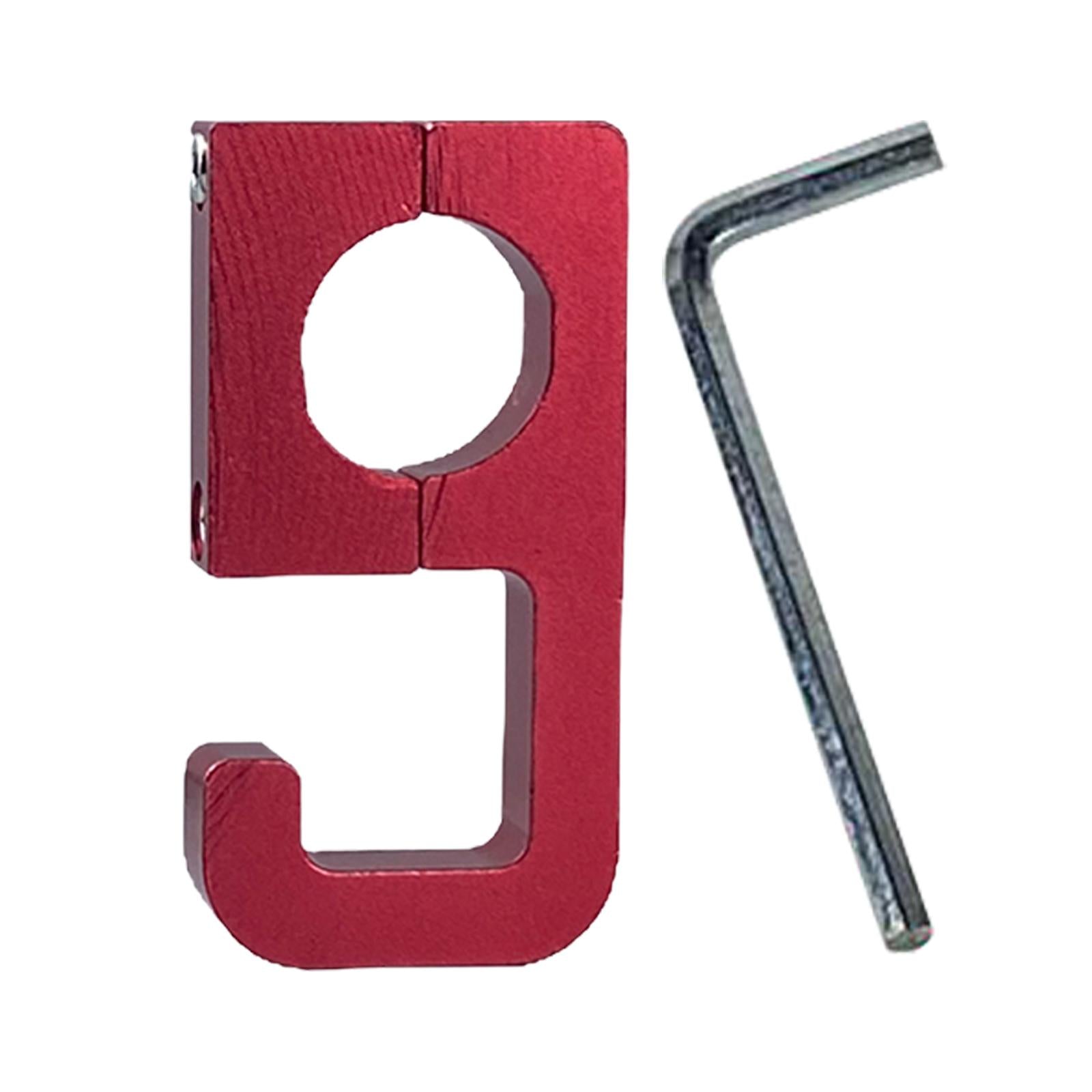 Motorcycle Hook for Bottles Bags Easy Installation Waterproof Handlebar Hook red