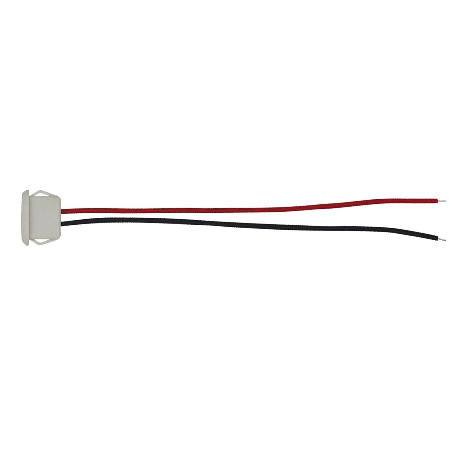 3xUSB C Connector Female Socket Power Cable to 2 Pin Wire Accessory 3A Current White No Terminal
