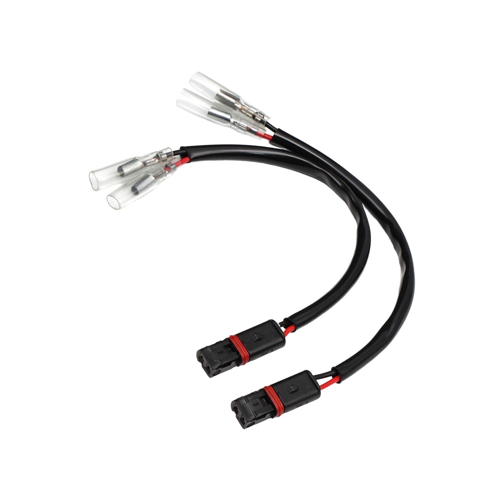 2x Motorcycle Steering Signal Cable Adapter Durable Accessories for BMW