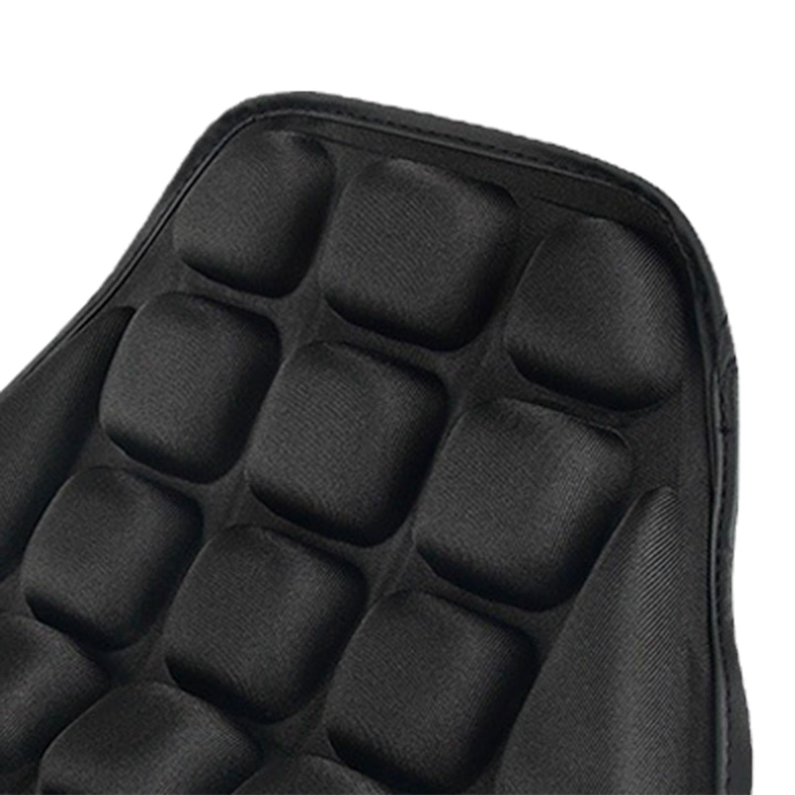 Motorcycle Seat Cushion Hip Protection Black Breathable Comfortable Seat Pad