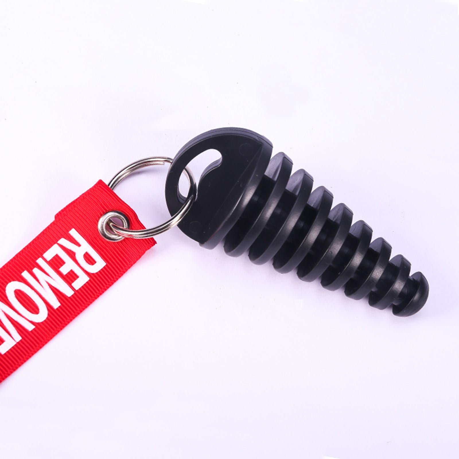 Wash Plug Protector 1Pcs 1.07in - 1.8in W/ Streamer Easy to Use Exhaust Plug