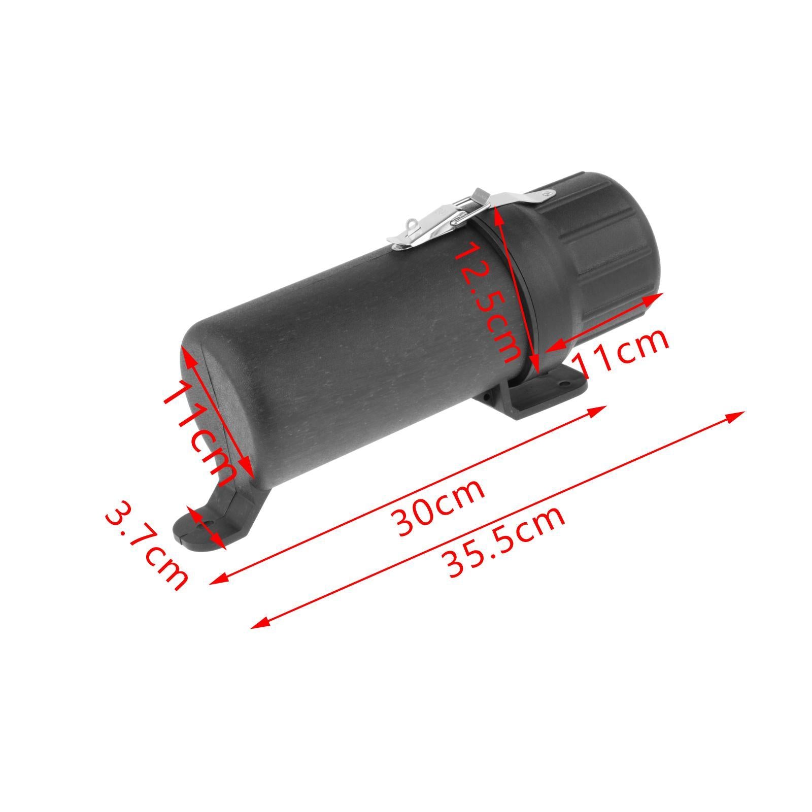 Motorcycle Tool Tube Easy to Install Accessory Gloves Raincoat Storage Box 2x Large with Lock