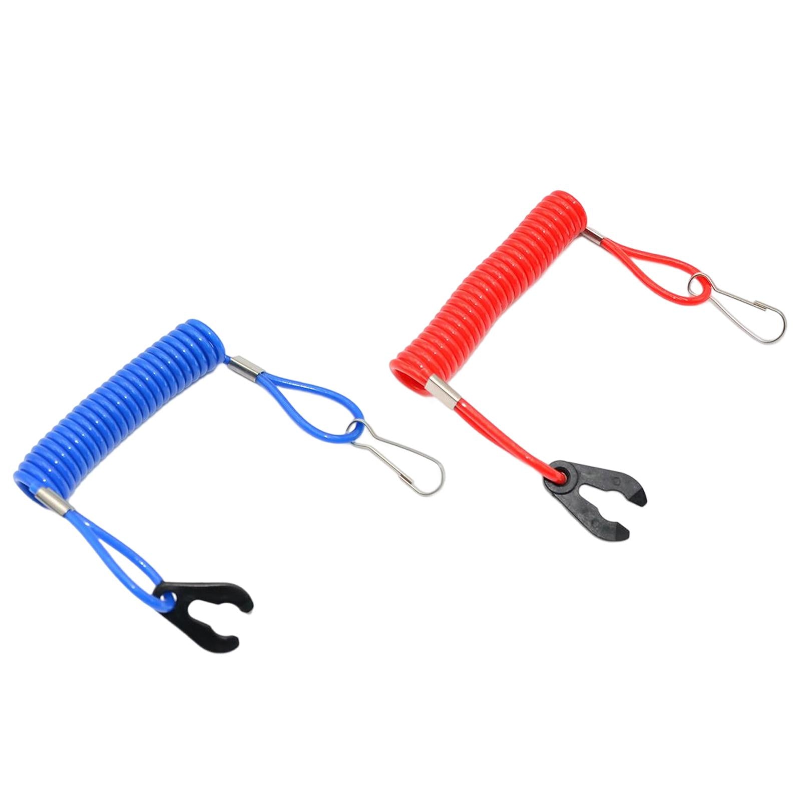 4xTether Cord Kill Switch Accessory Engine Ignition Emergency Kill Stop Switch blue
