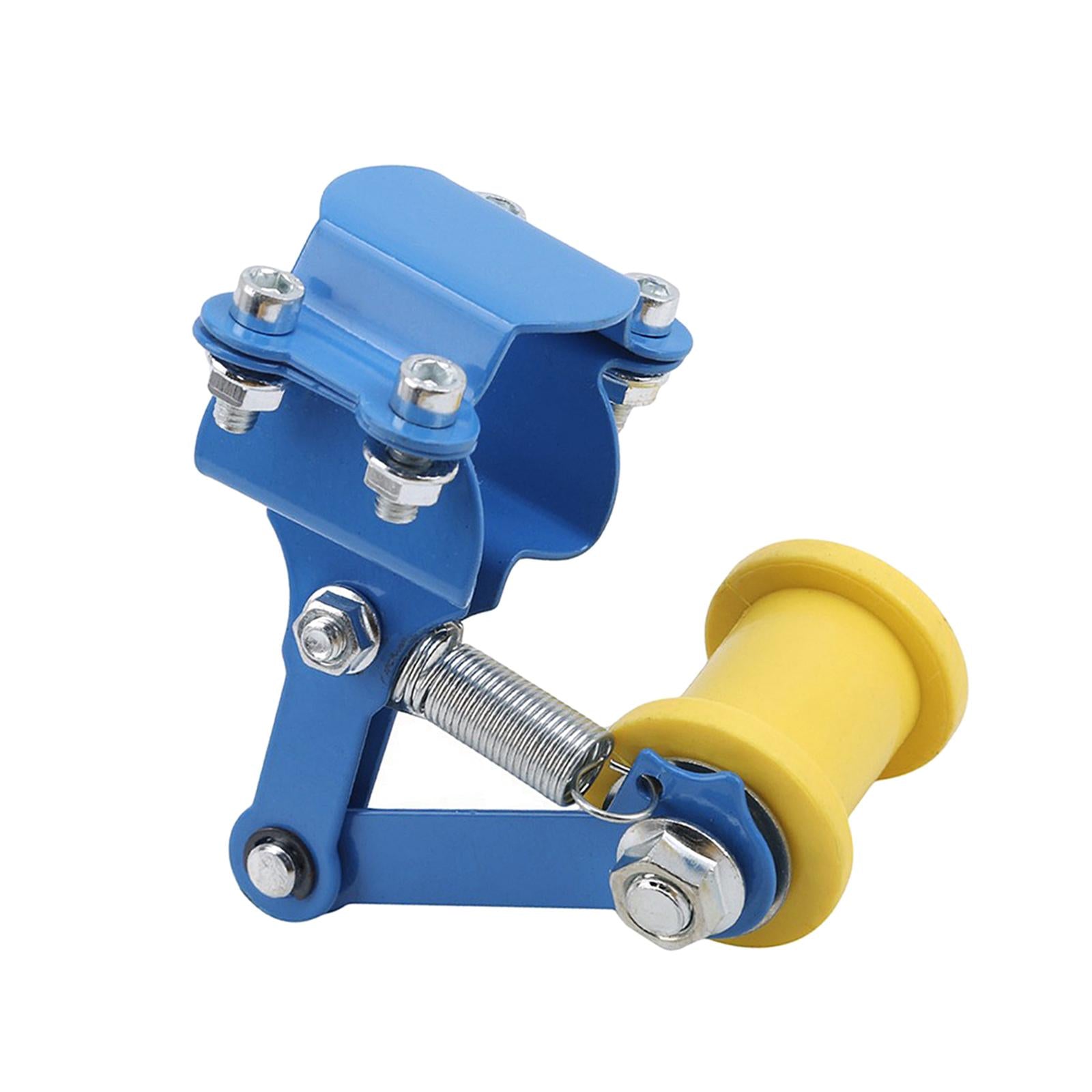 Motorcycle Chain Tensioner Durable Roller Wheel Chain Tensioner for ATV Blue
