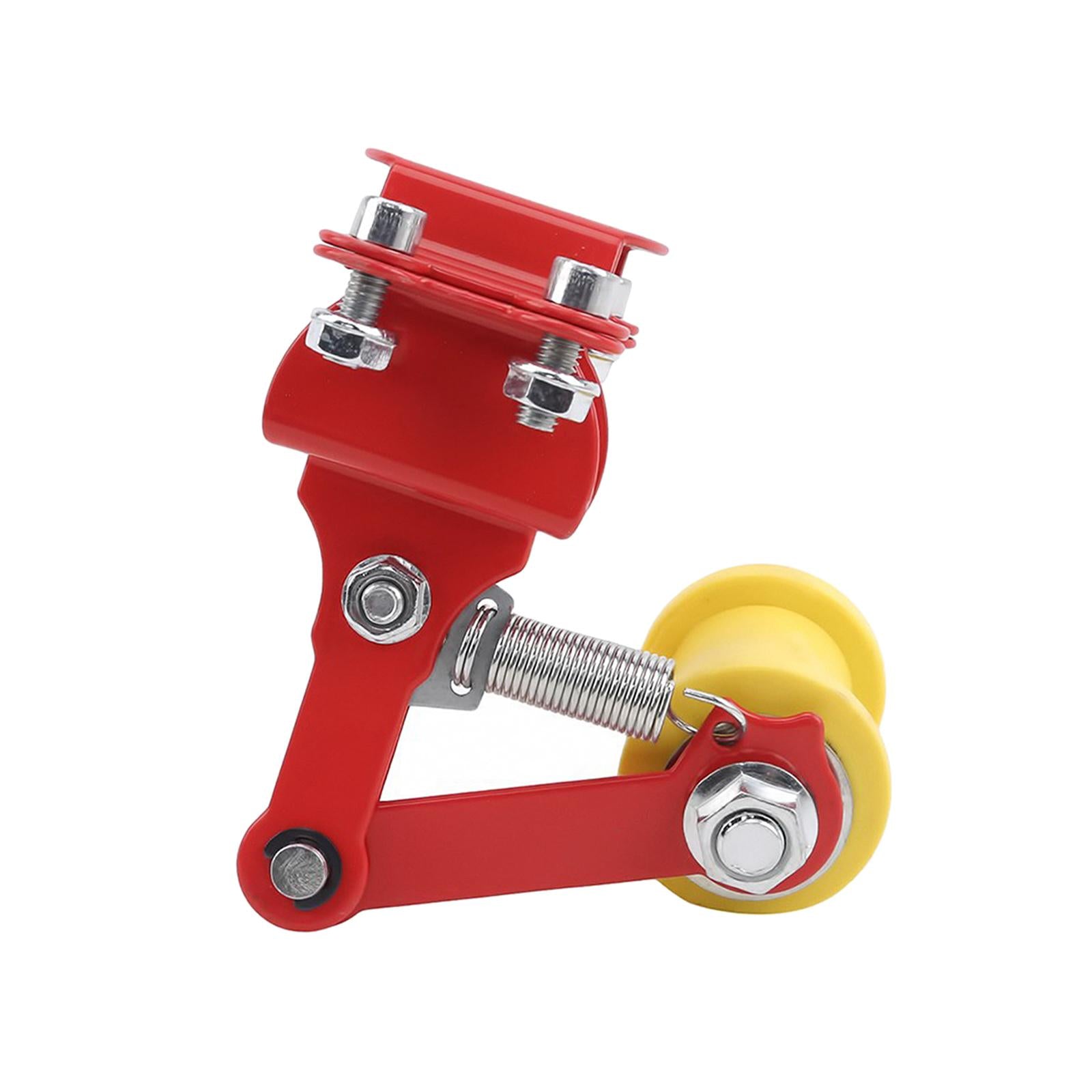 Motorcycle Chain Tensioner Durable Roller Wheel Chain Tensioner for ATV Red