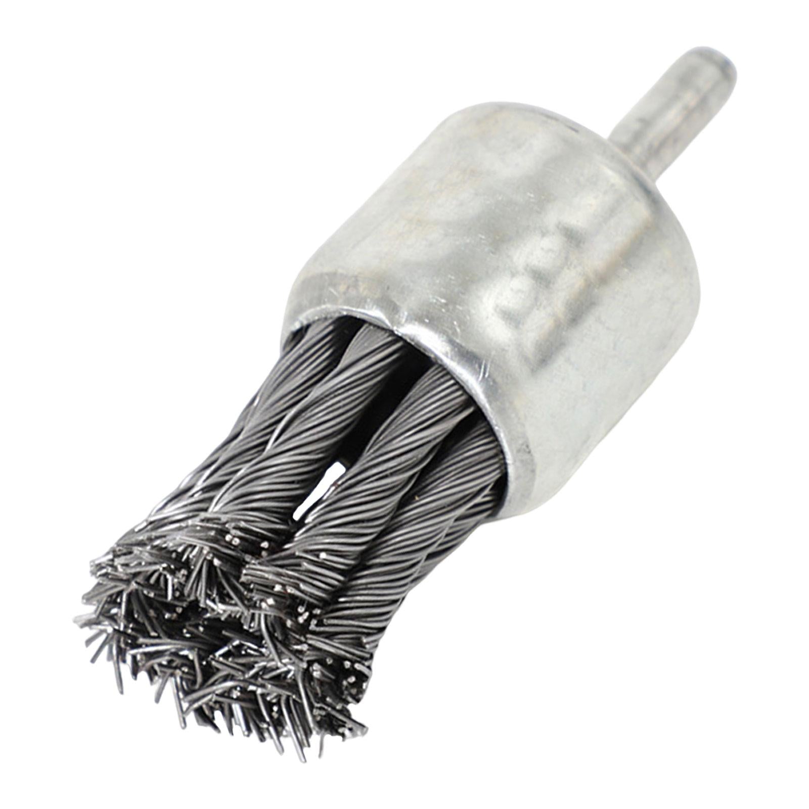 3xMetal Derusting Brush Rust Removal Drill Attachment Wire End Cup Brush Wheel