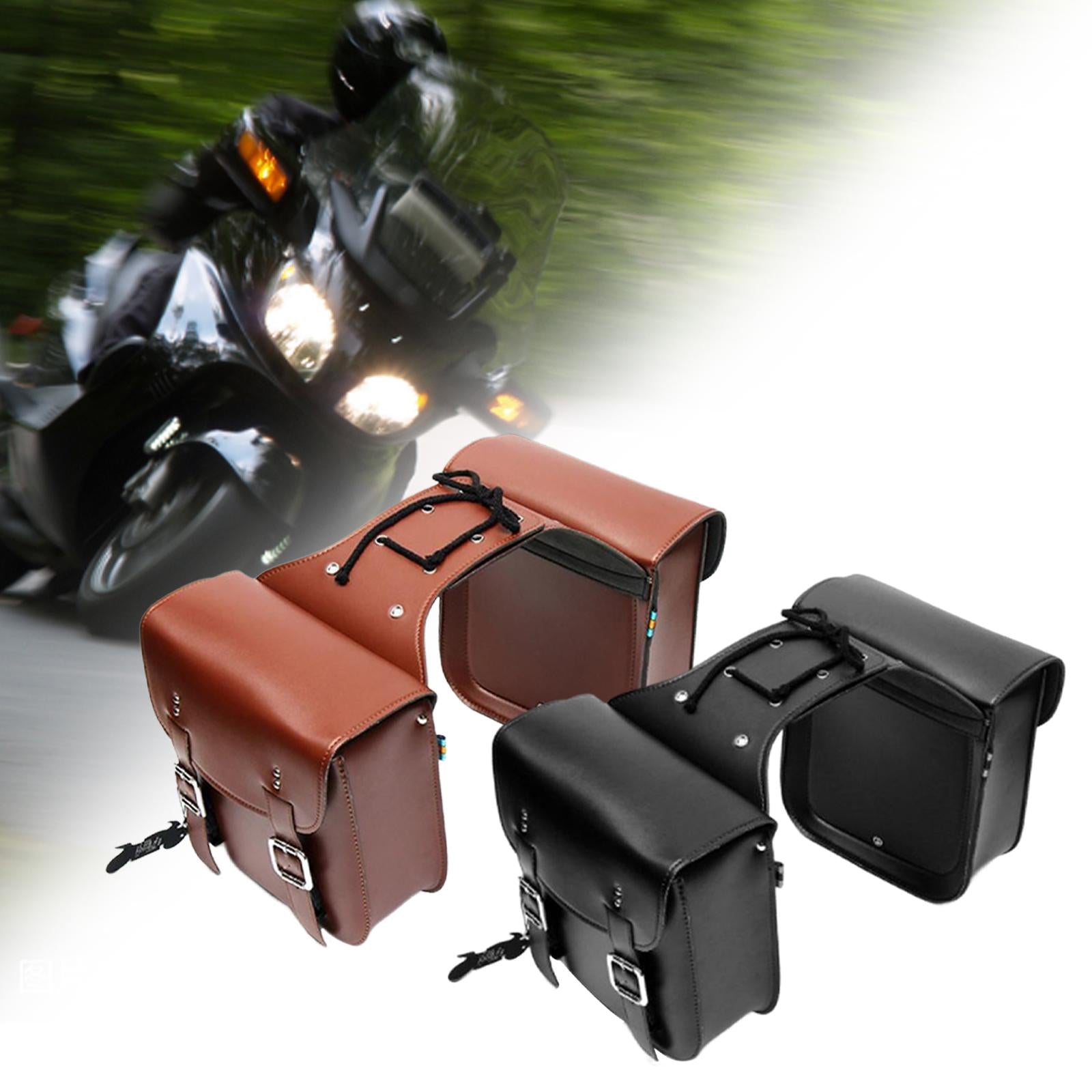 Motorcycles Saddle Bags Universal Rear Seat Side Bags Motorcycle Accessories Black