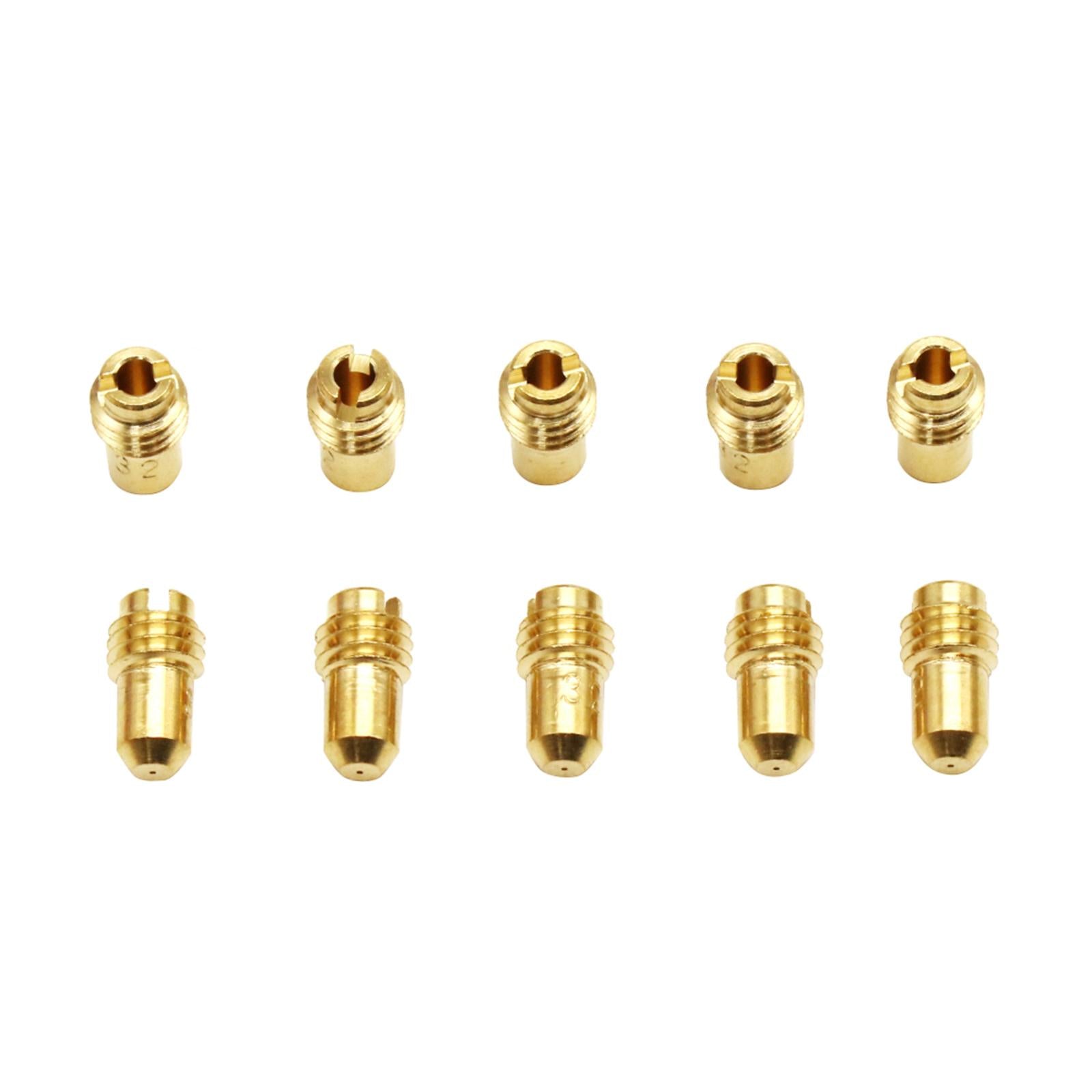 10Pcs Carb Pilot Jet Motorbike for Dellorto Phbg High Performance Parts
