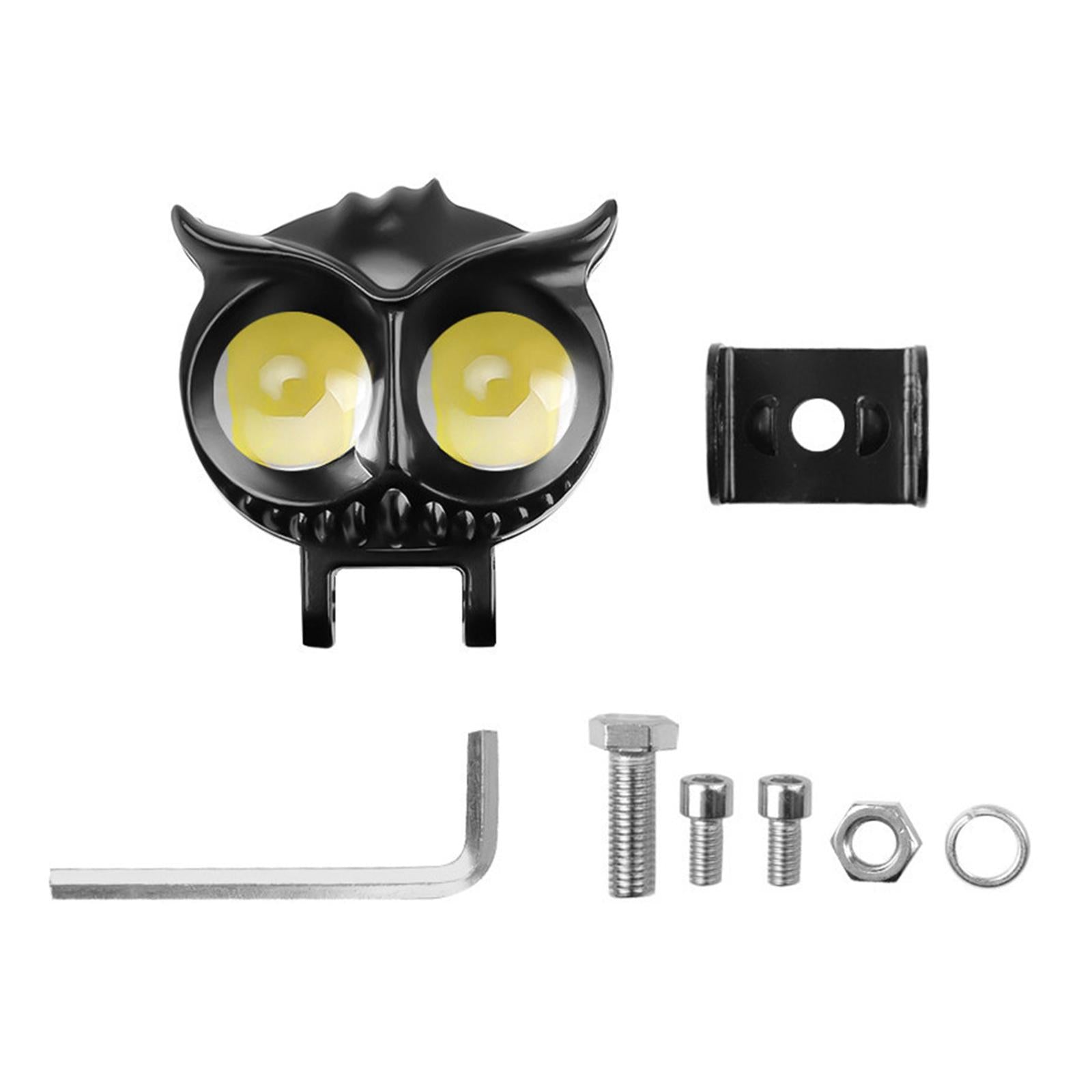 Motorcycle LED Headlight Owl Shape LED Driving Light for SUV Truck Atvs Thick