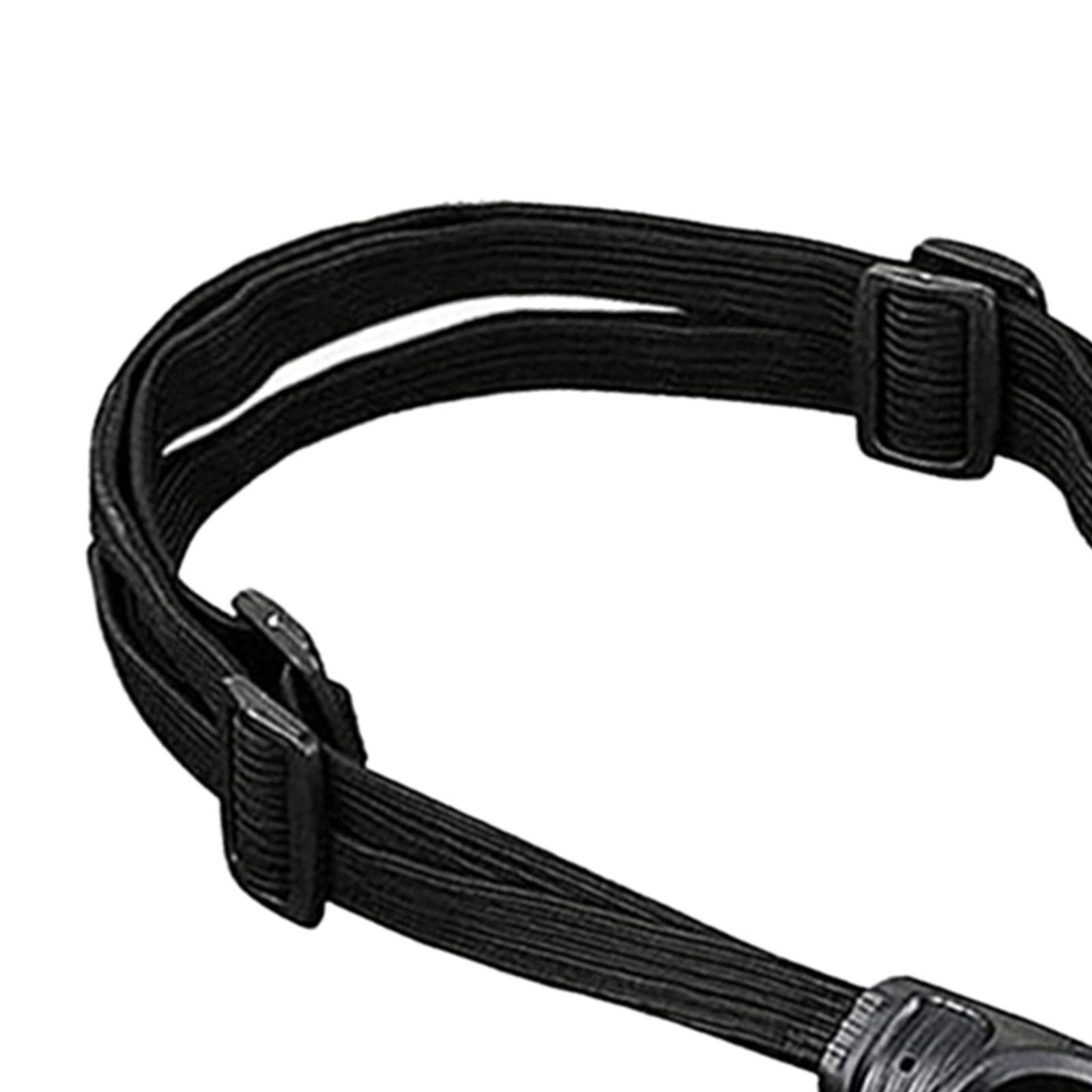 2xHelmet Rope Elastic Strap 60cm Supplies Black Accessories for Motorbike