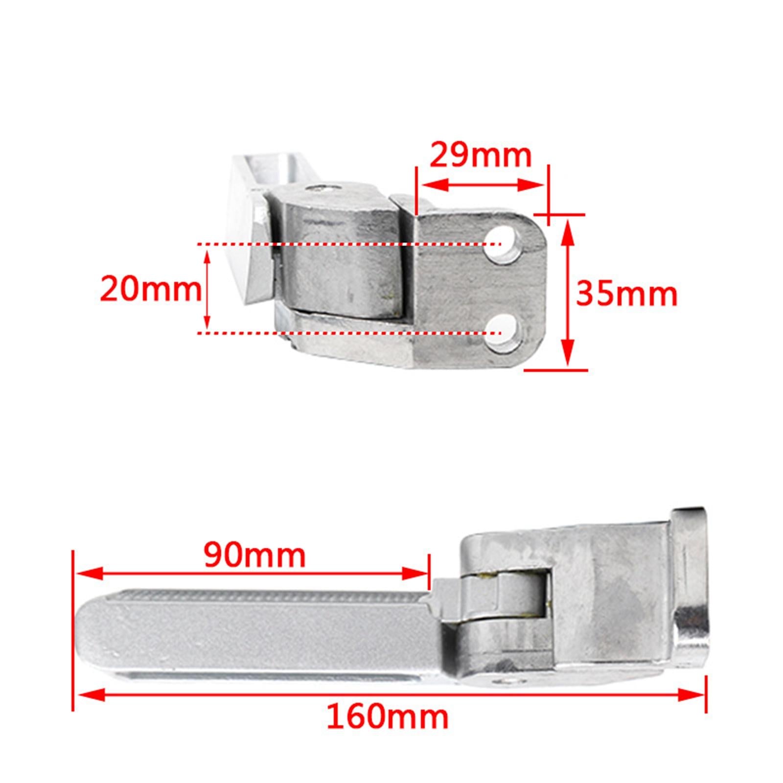 Motorcycle Passenger Pegs Sturdy Lightweight Motorcycle Footpegs Accessories
