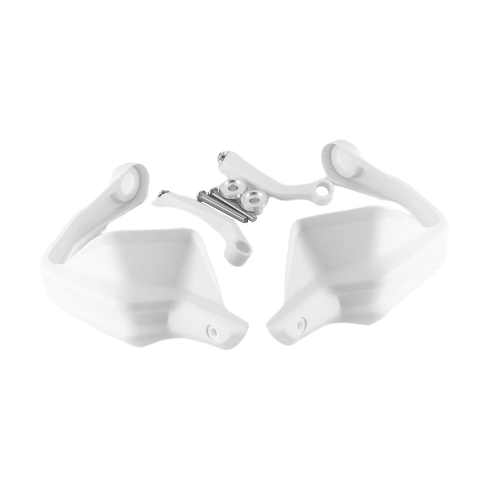 2Pcs Motorcycle Hand Guards Accessory for BMW S1000XR R1200GS R1250R RS white