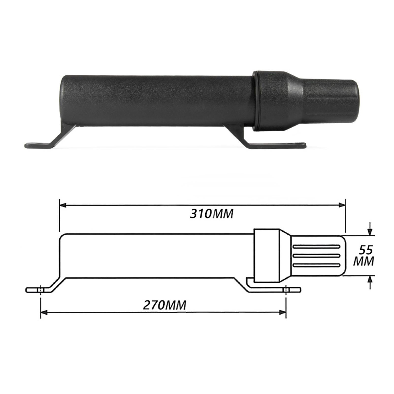 Motorcycle Tool Tube Easy to Install Motorcyclist Accessory Storage Canister S