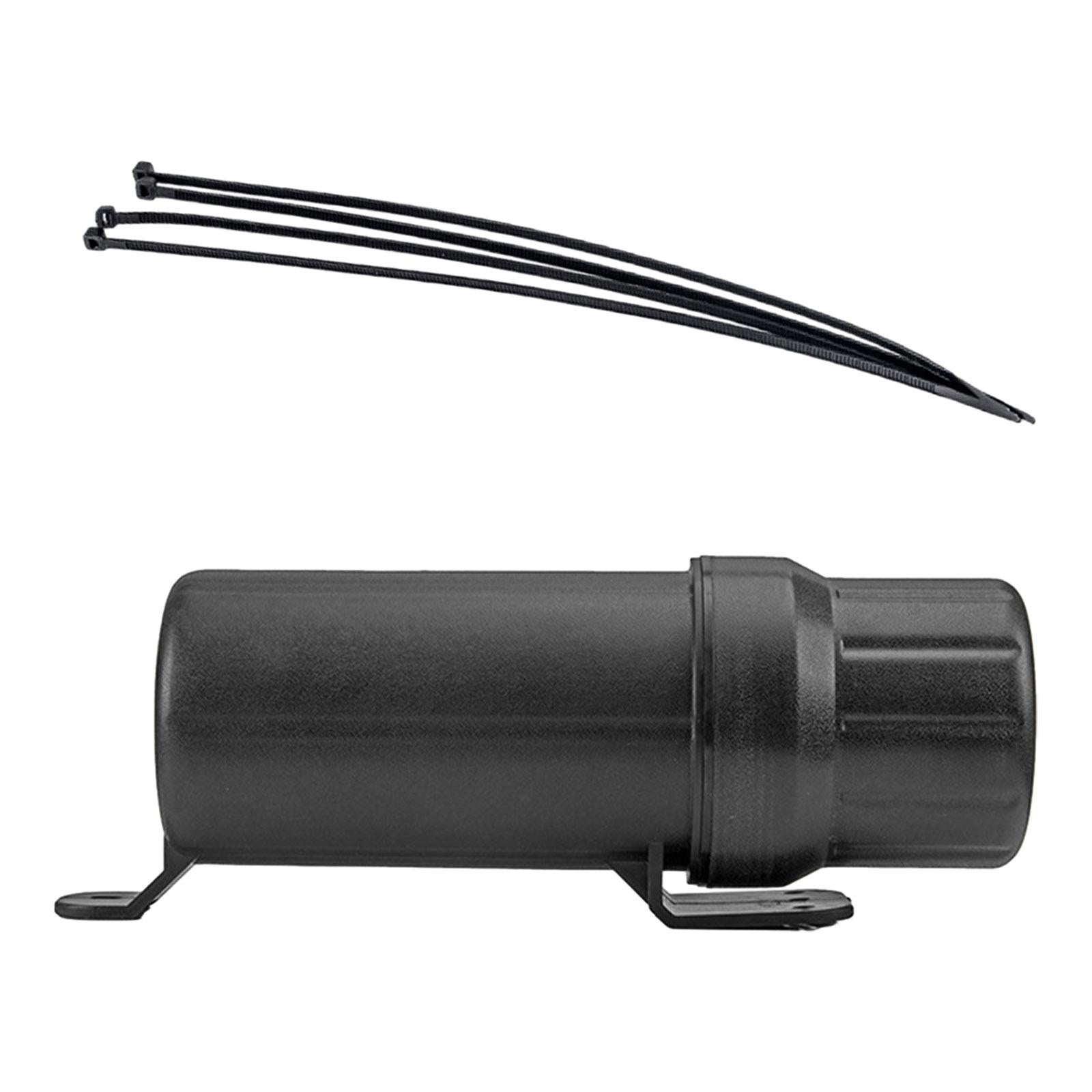 Motorcycle Tool Tube Easy to Install Motorcyclist Accessory Storage Canister L 3x straps