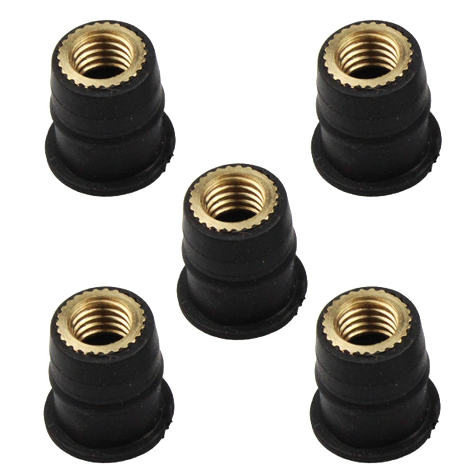 4x5x Windshield Well Nut Parts Replaces Repair Parts Assembly Fairing Fastener Thread M6