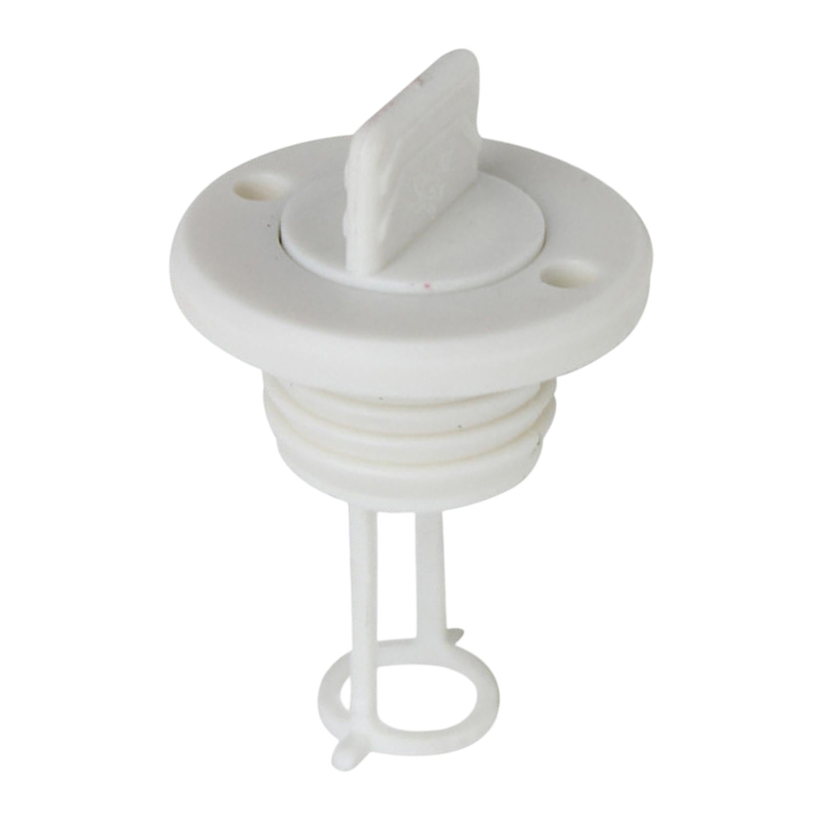 Kayak Drain Plug Fits 1 Diameter Drains 2.6x1.7inch Lightweight Replacement White"