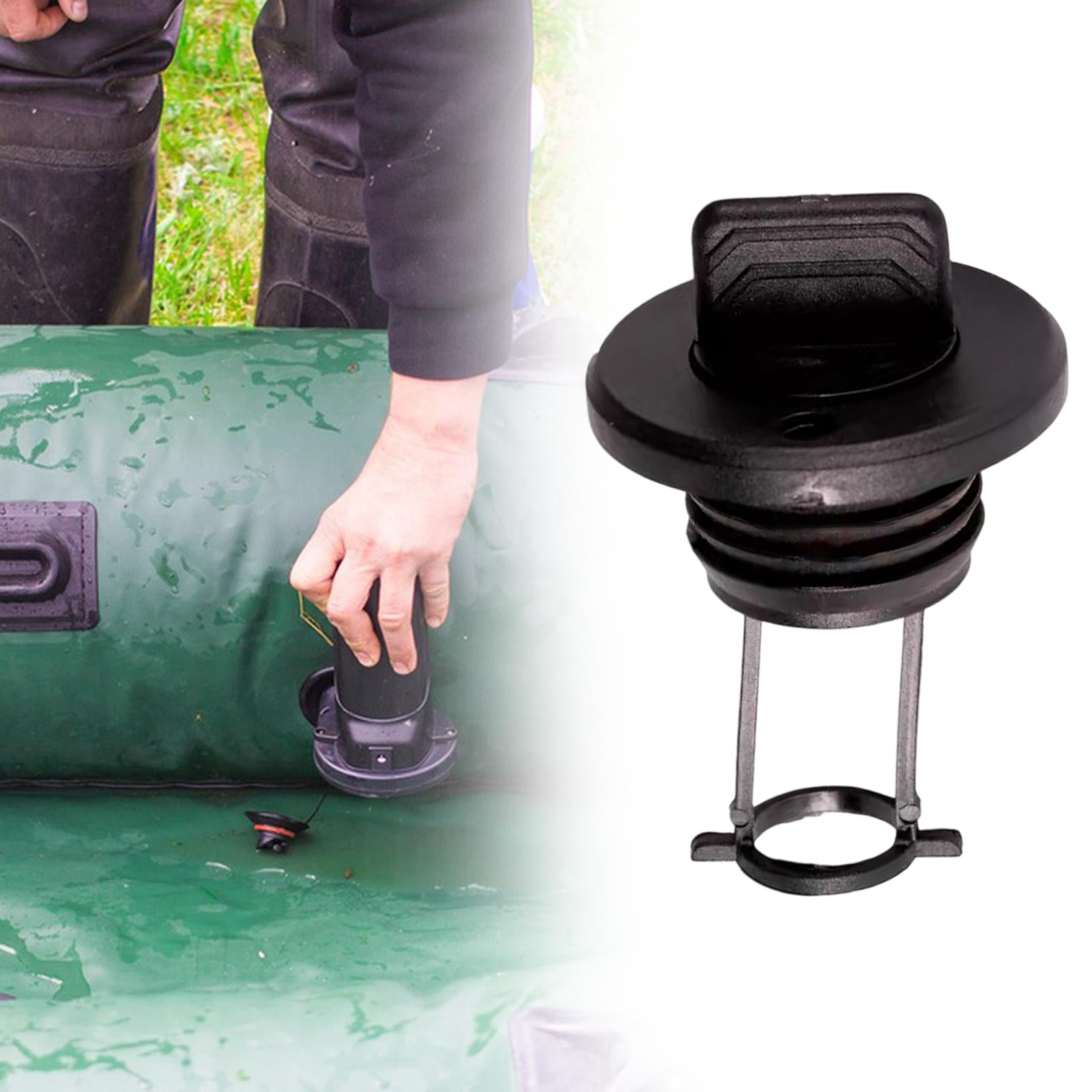 Kayak Drain Plug Fits 1 Diameter Drains 2.6x1.7inch Lightweight Replacement Black"