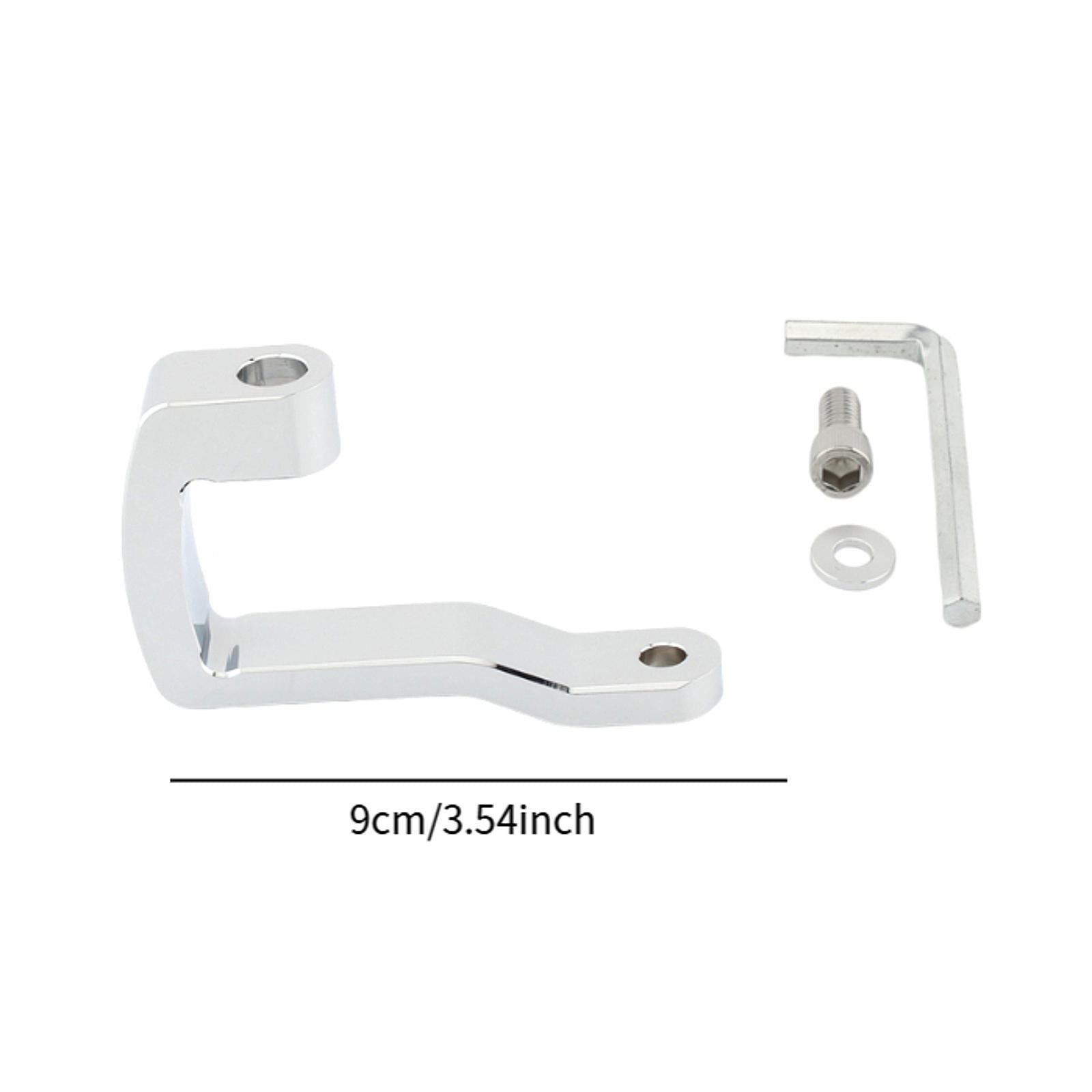 Headlight Bracket Mount for Harley 883 1200 XL48 2004 to 2020 silver