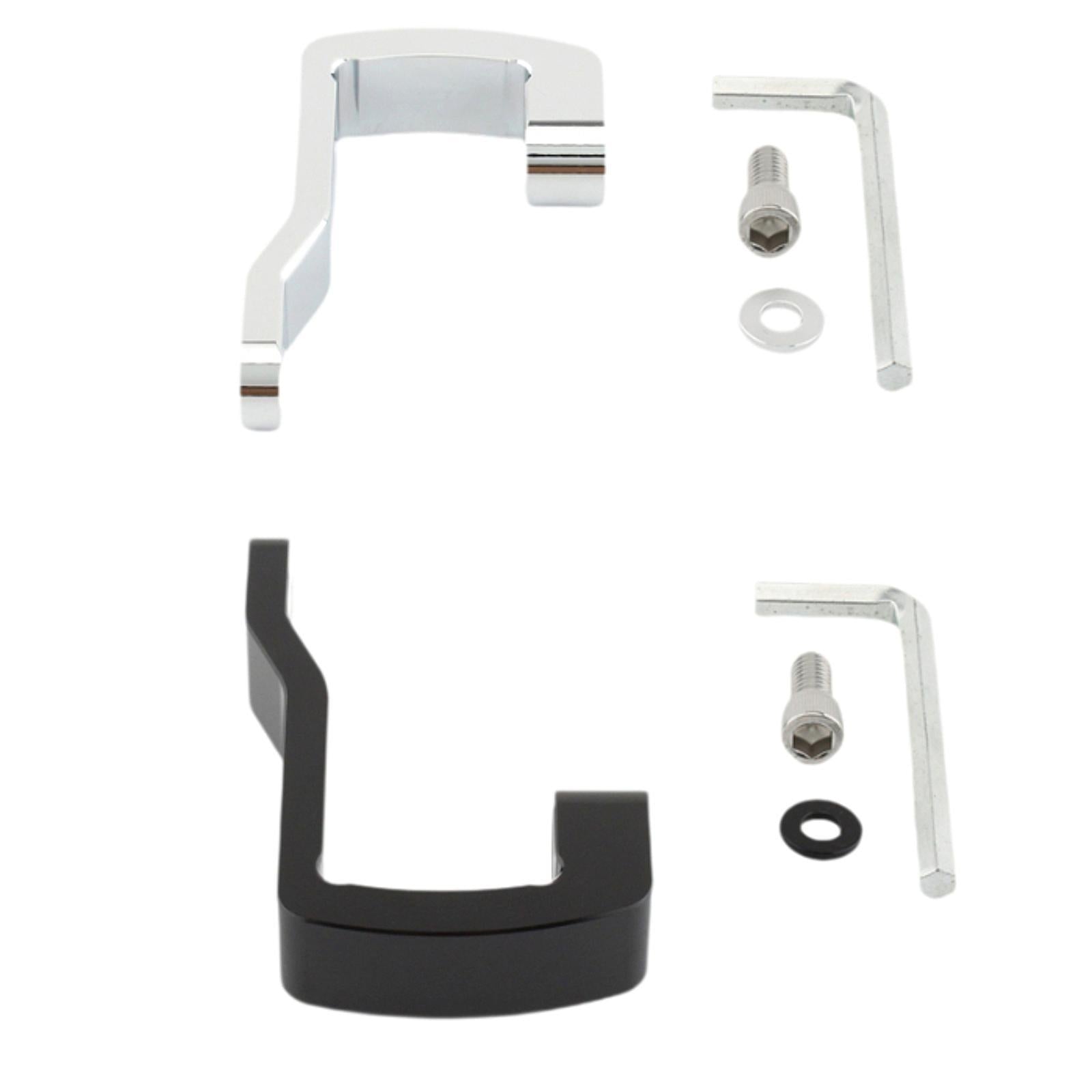 Headlight Bracket Mount for Harley 883 1200 XL48 2004 to 2020 silver