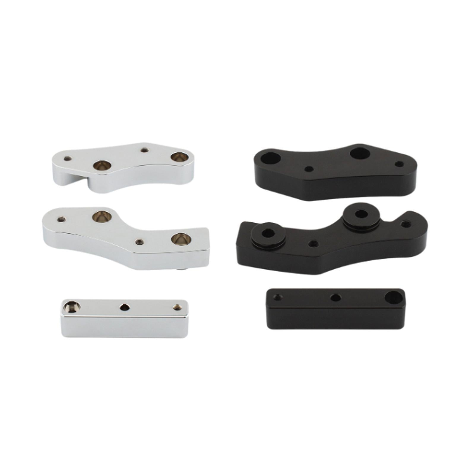 Floorboard Relocators Practical 1620-2432 for Softail Fat Boy 114 Flfbs black