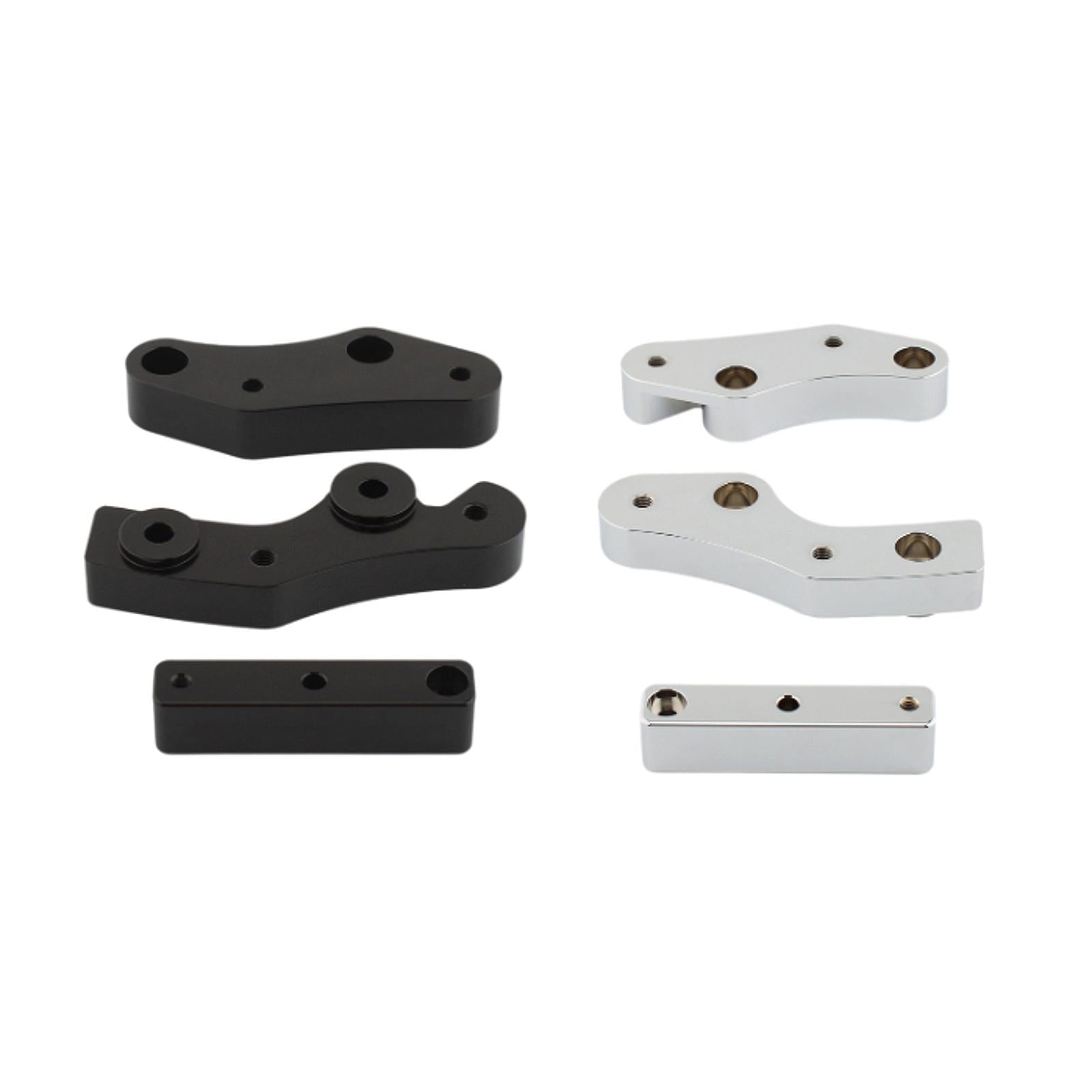 Floorboard Relocators Practical 1620-2432 for Softail Fat Boy 114 Flfbs black