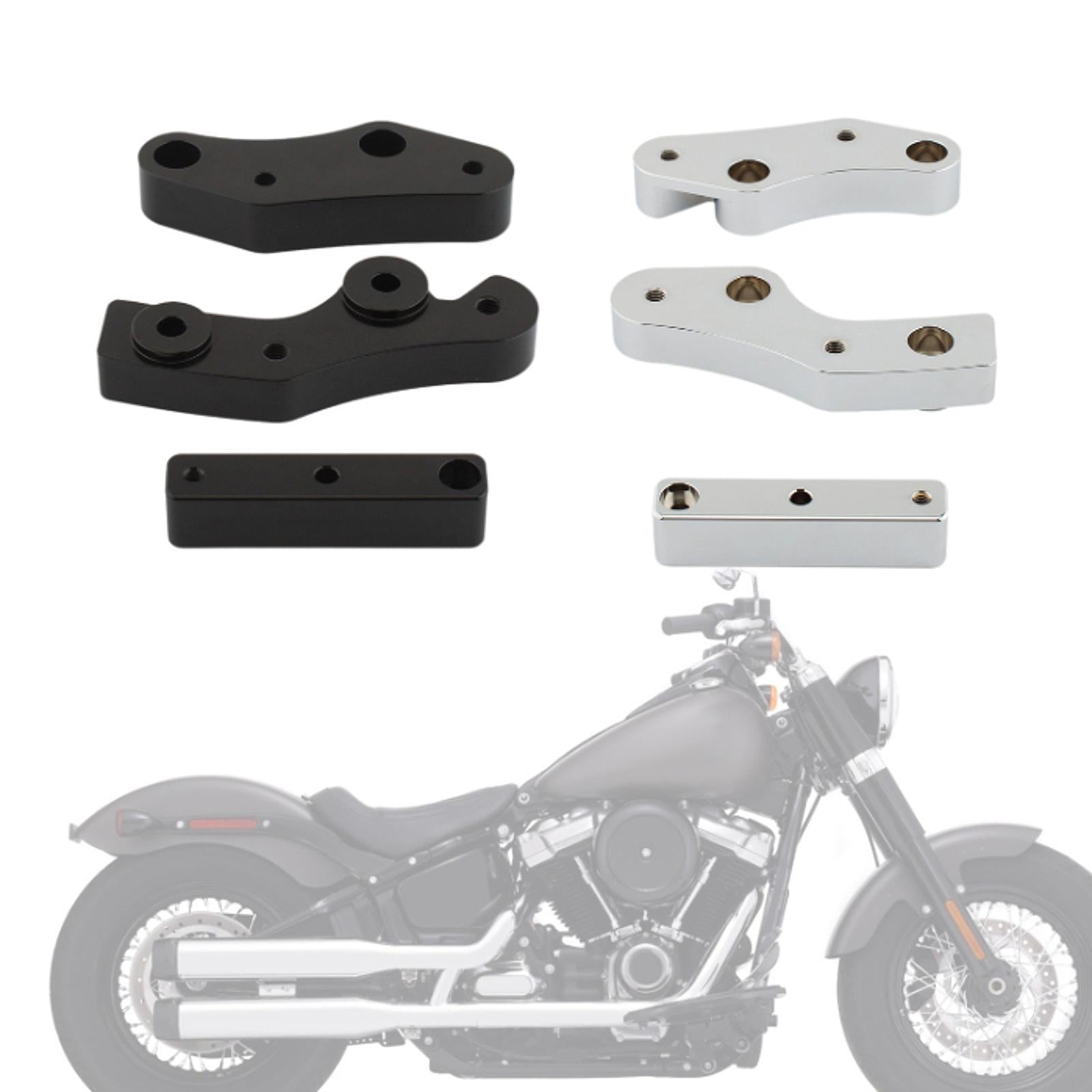 Floorboard Relocators Practical 1620-2432 for Softail Fat Boy 114 Flfbs black