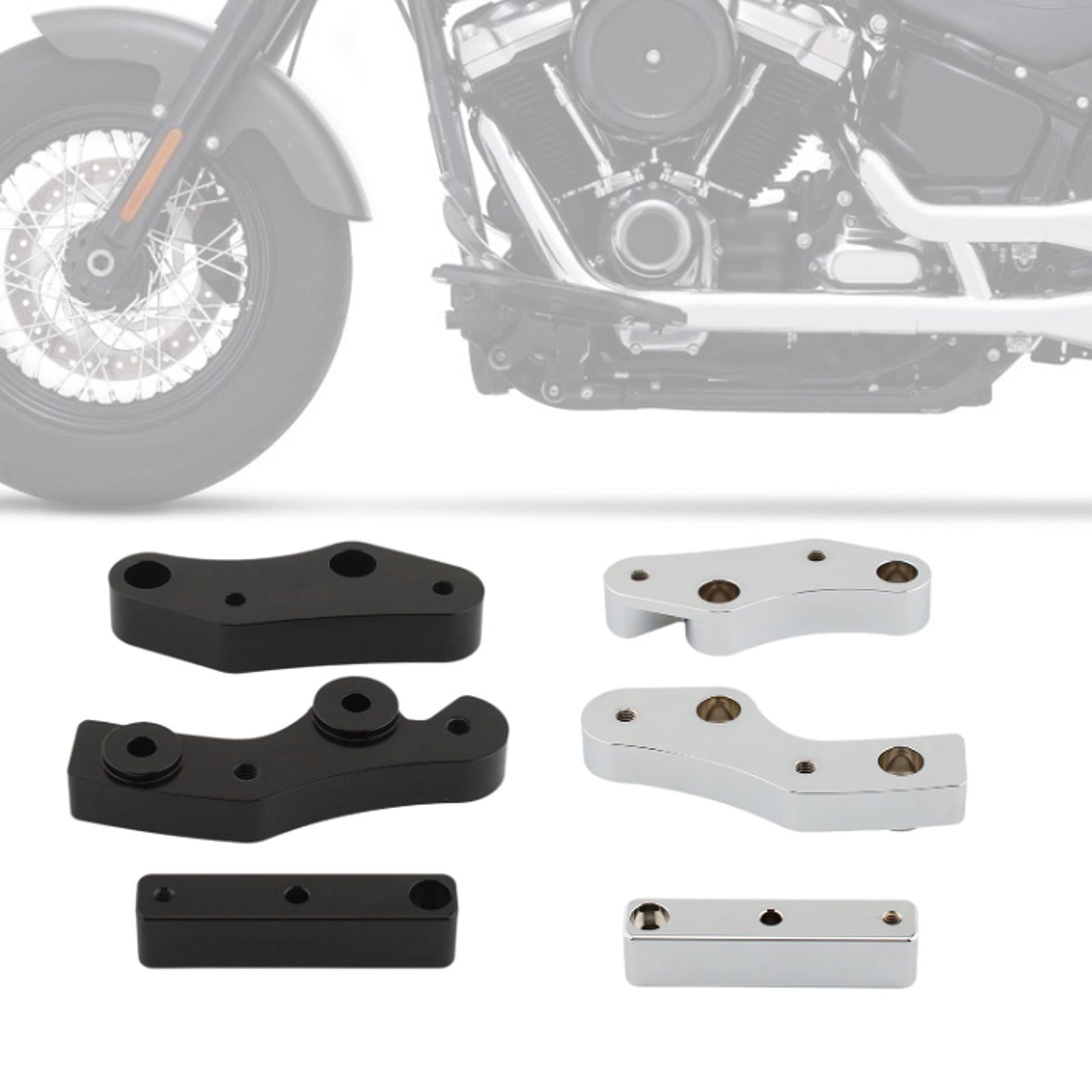 Floorboard Relocators Practical 1620-2432 for Softail Fat Boy 114 Flfbs black
