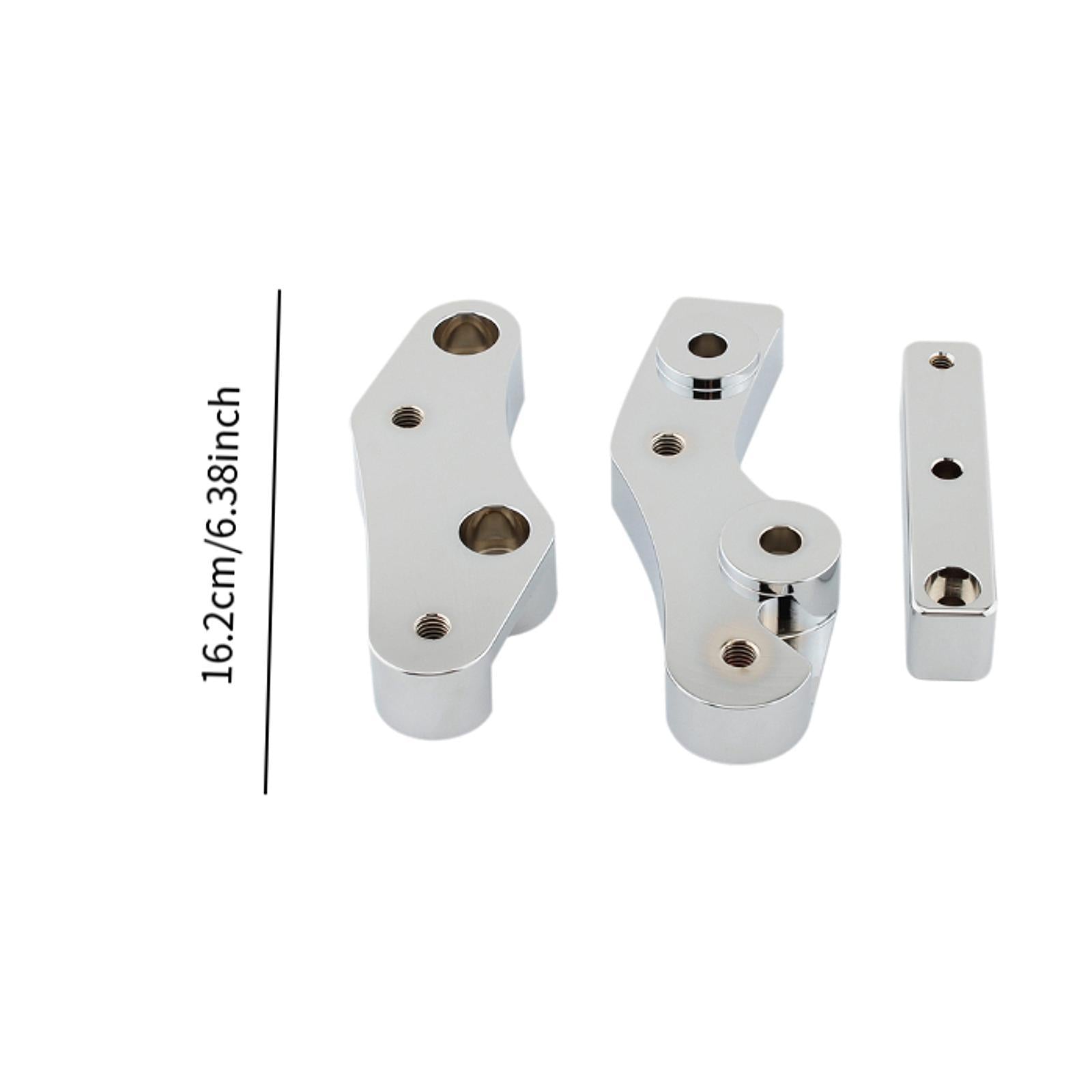 Floorboard Relocators Practical 1620-2432 for Softail Fat Boy 114 Flfbs Argent